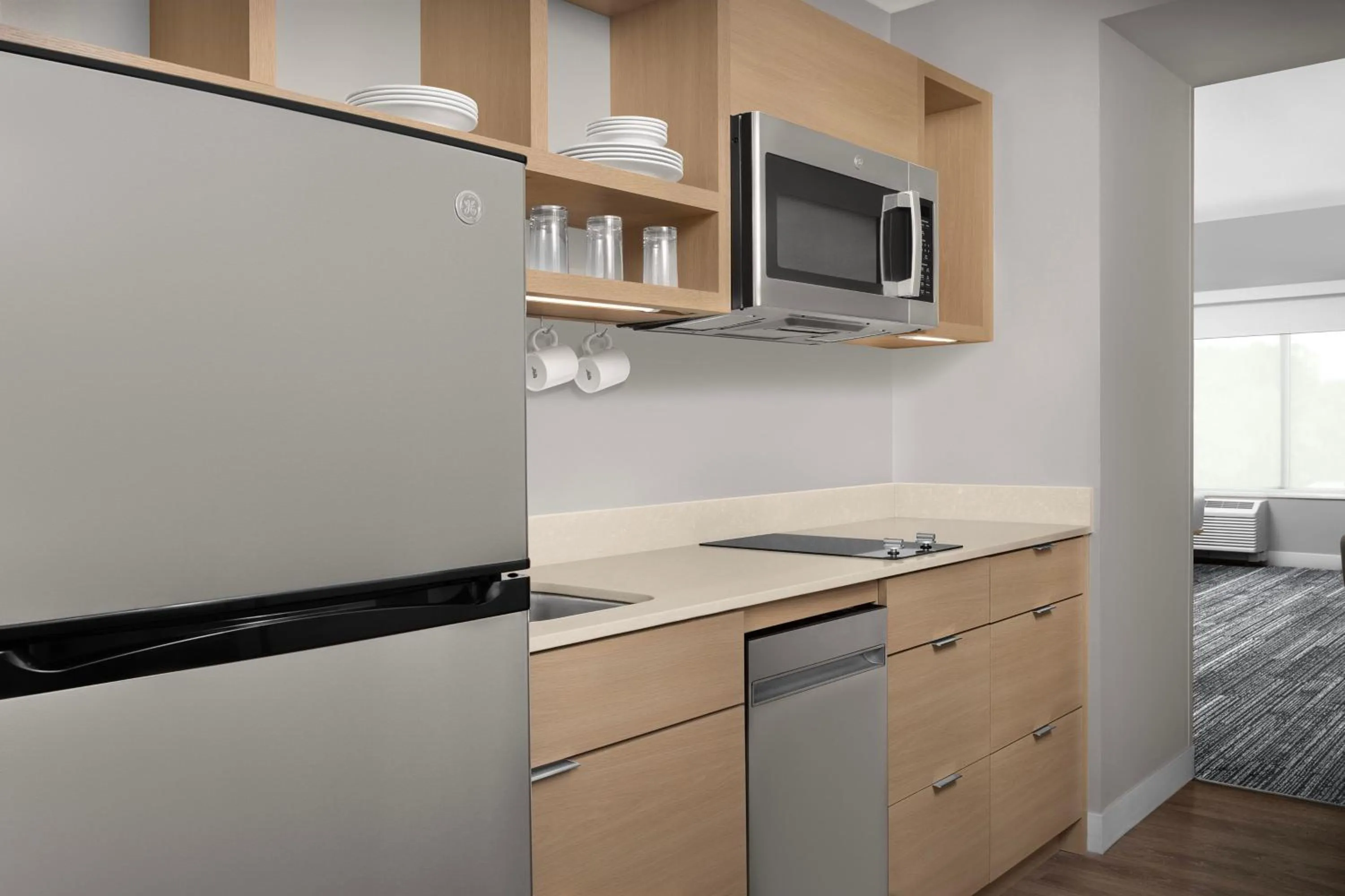 Kitchen or kitchenette in TownePlace Suites Jacksonville Airport