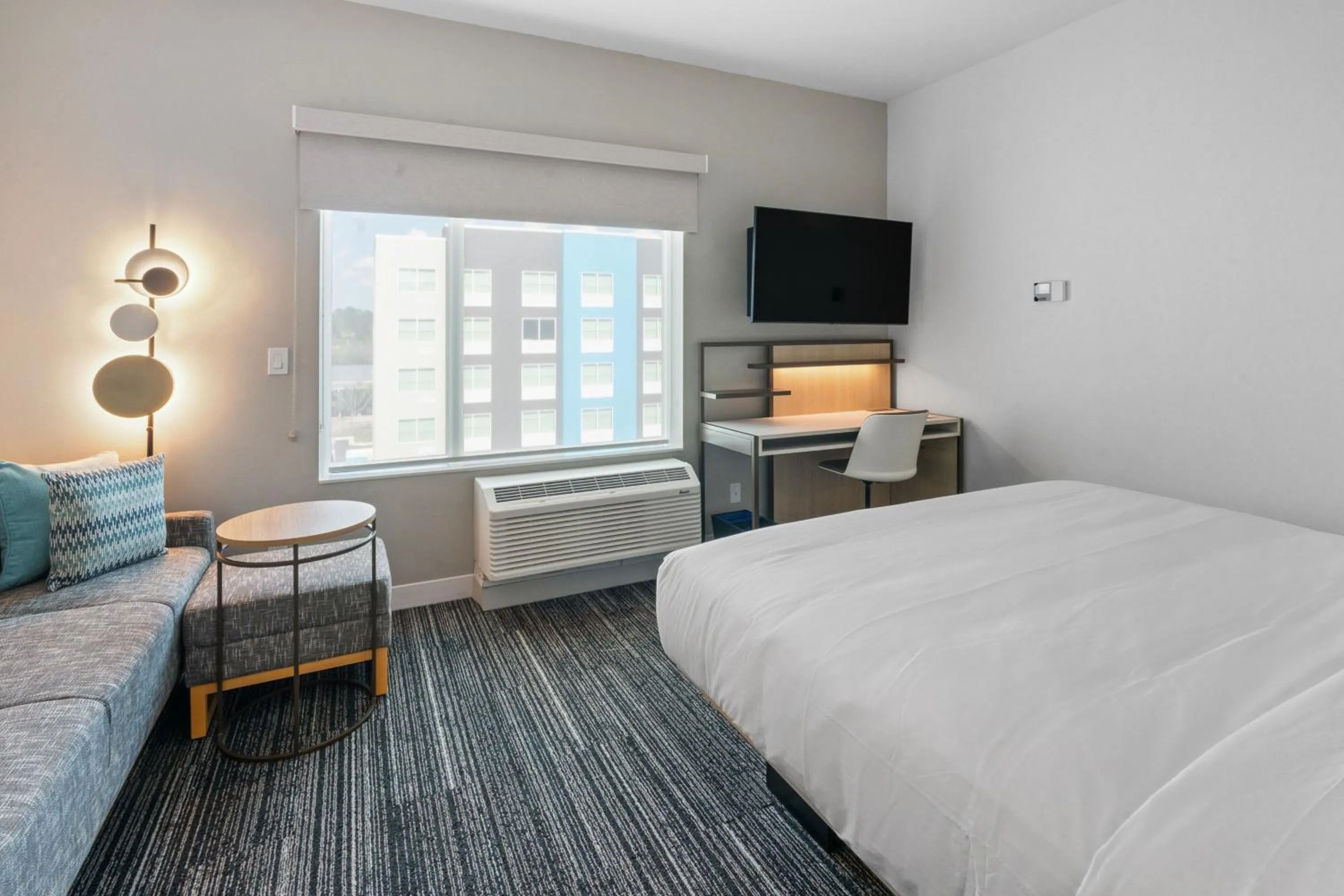 Photo of the whole room, Bed in TownePlace Suites Jacksonville Airport