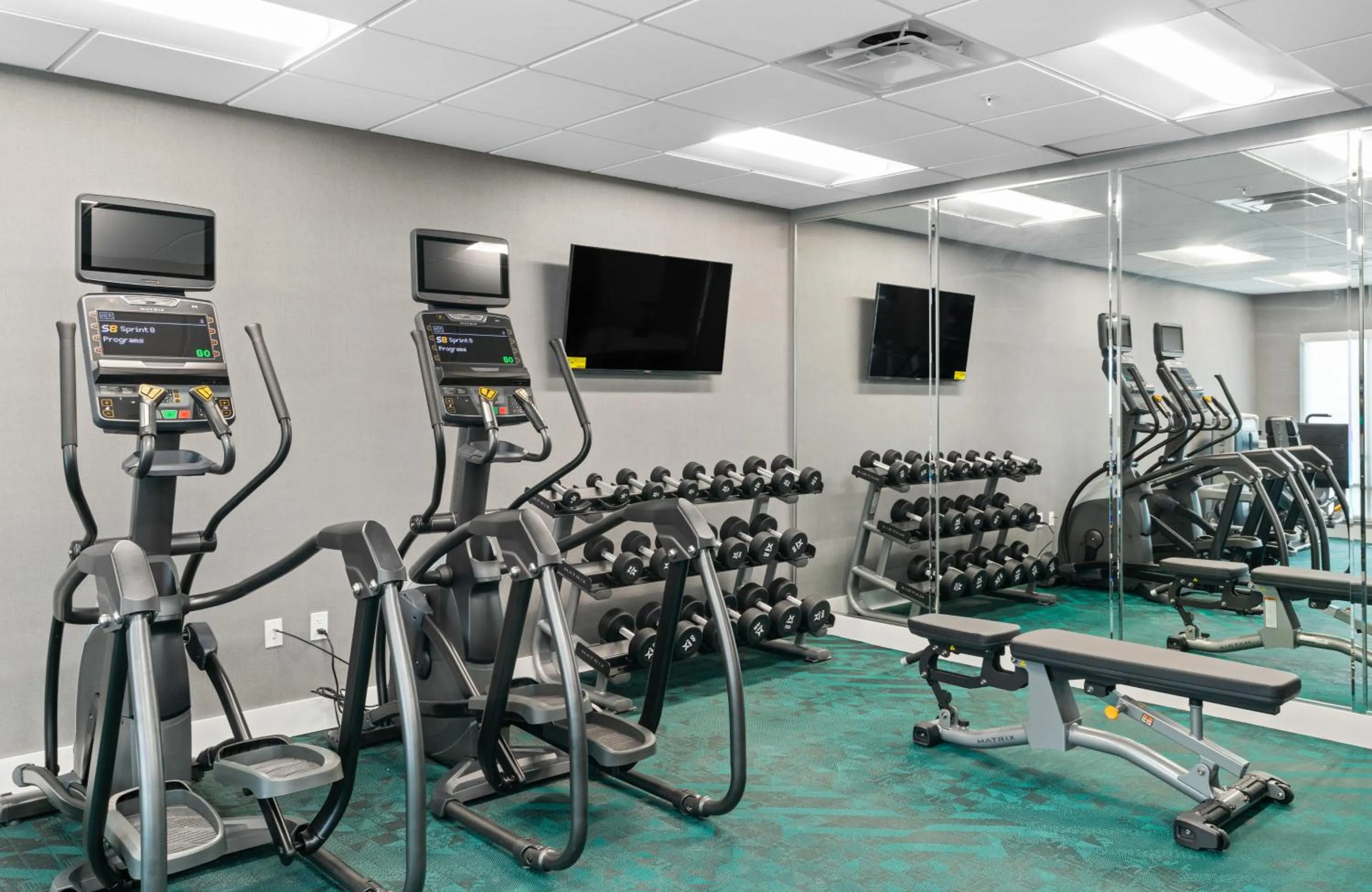 Fitness centre/facilities in TownePlace Suites Jacksonville Airport