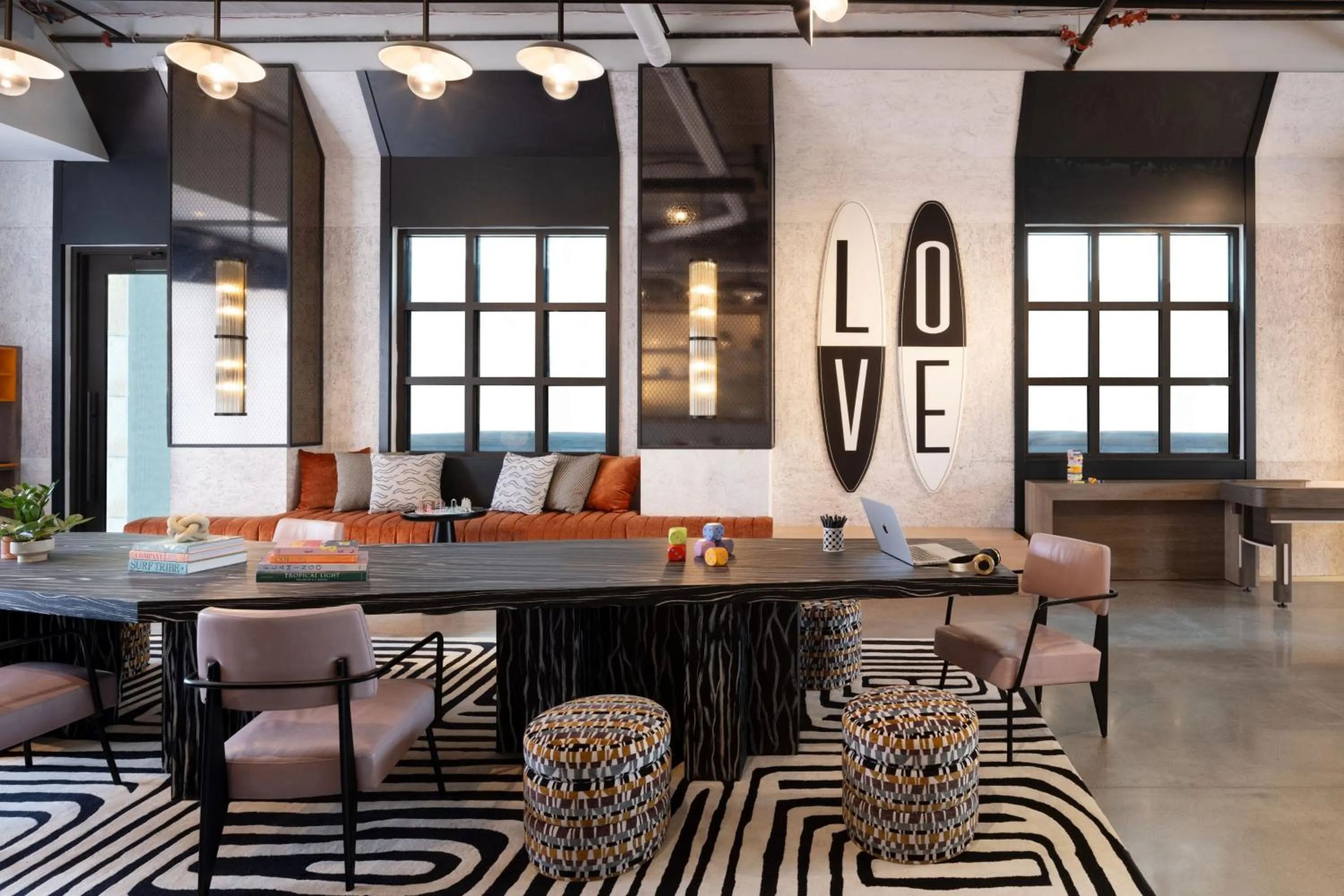 Lobby or reception in Moxy St. Petersburg Downtown