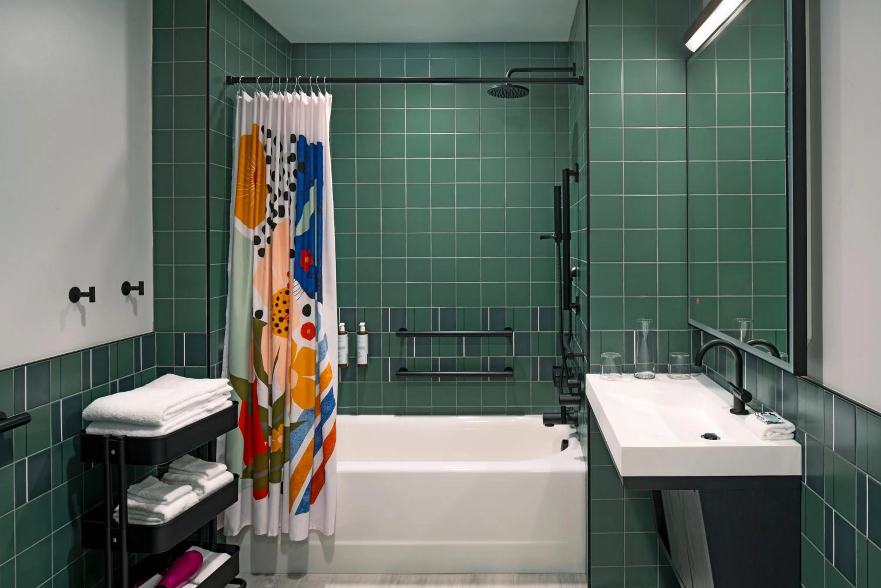 Bathroom in Moxy St. Petersburg Downtown