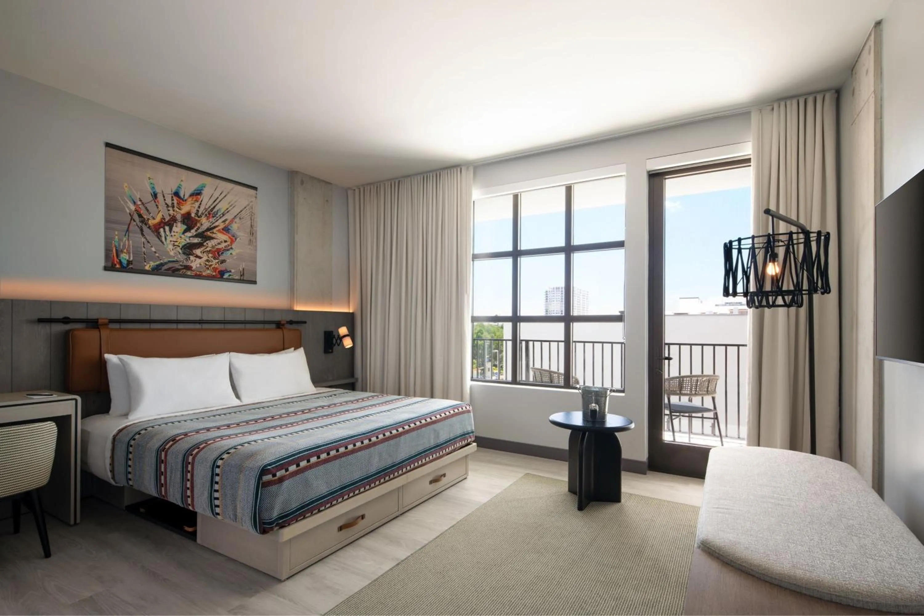 Photo of the whole room, Bed in Moxy St. Petersburg Downtown