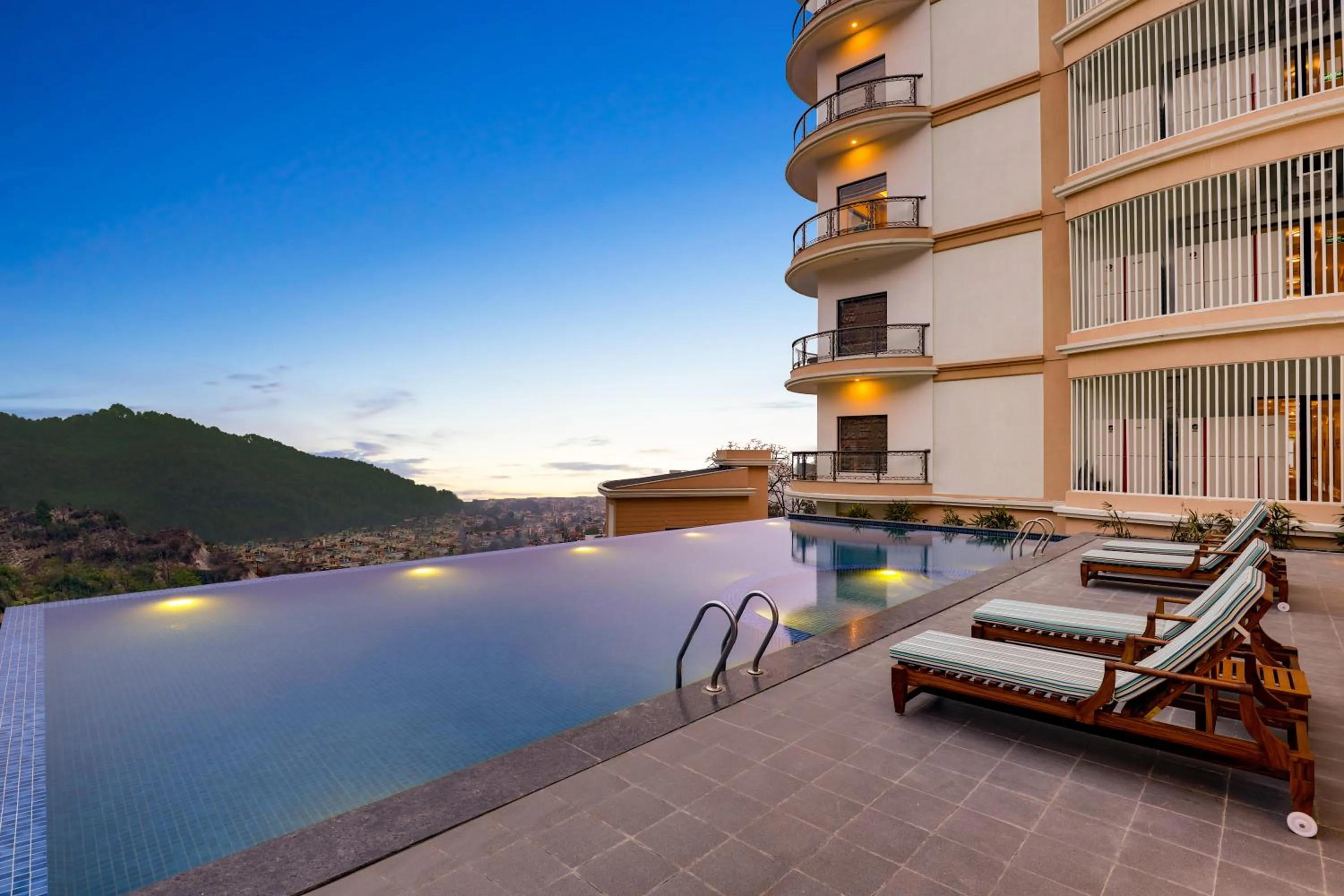 Swimming pool in Lemon Tree Premier Budhanilkantha Kathmandu, Nepal
