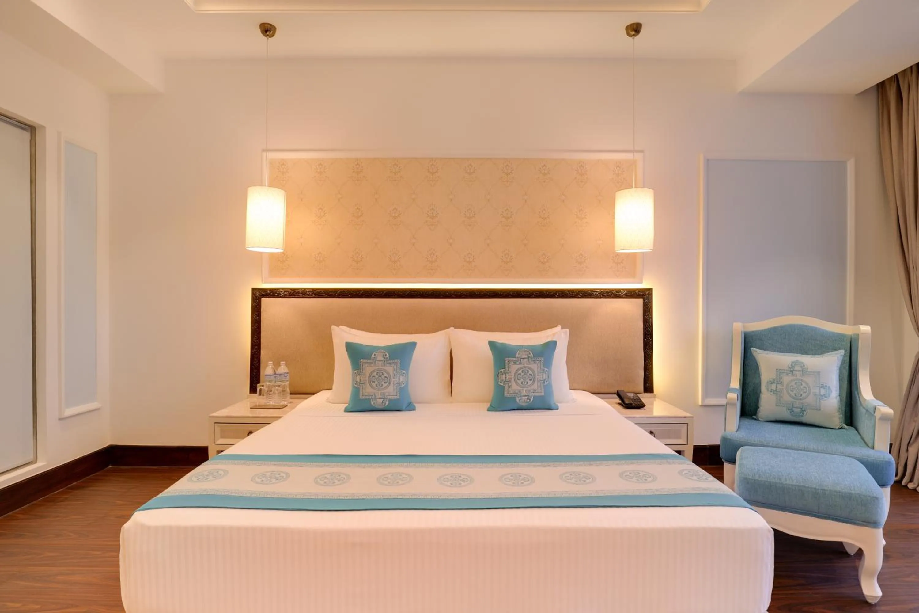 Bed in Lemon Tree Premier Budhanilkantha Kathmandu, Nepal