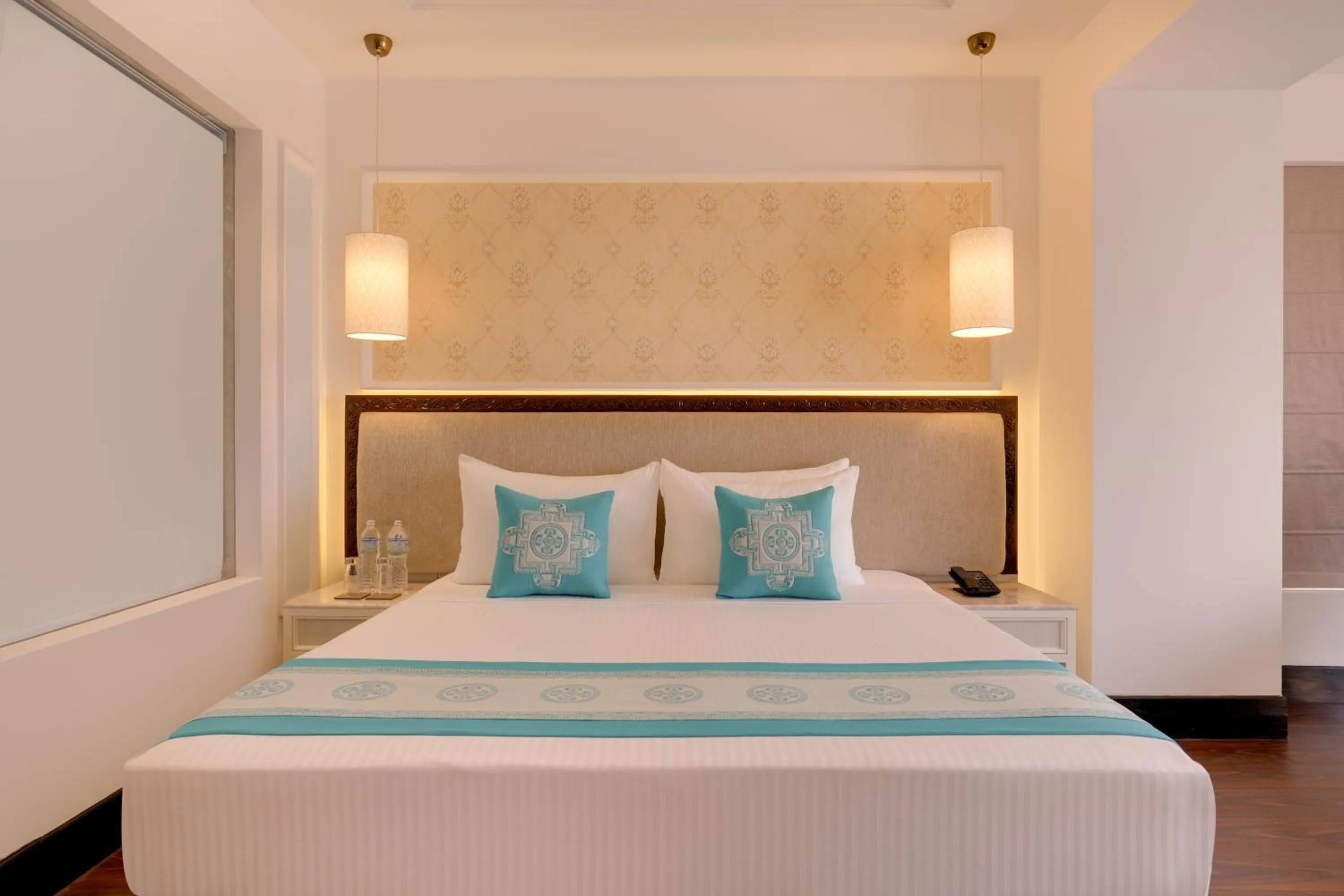 Bed in Lemon Tree Premier Budhanilkantha Kathmandu, Nepal