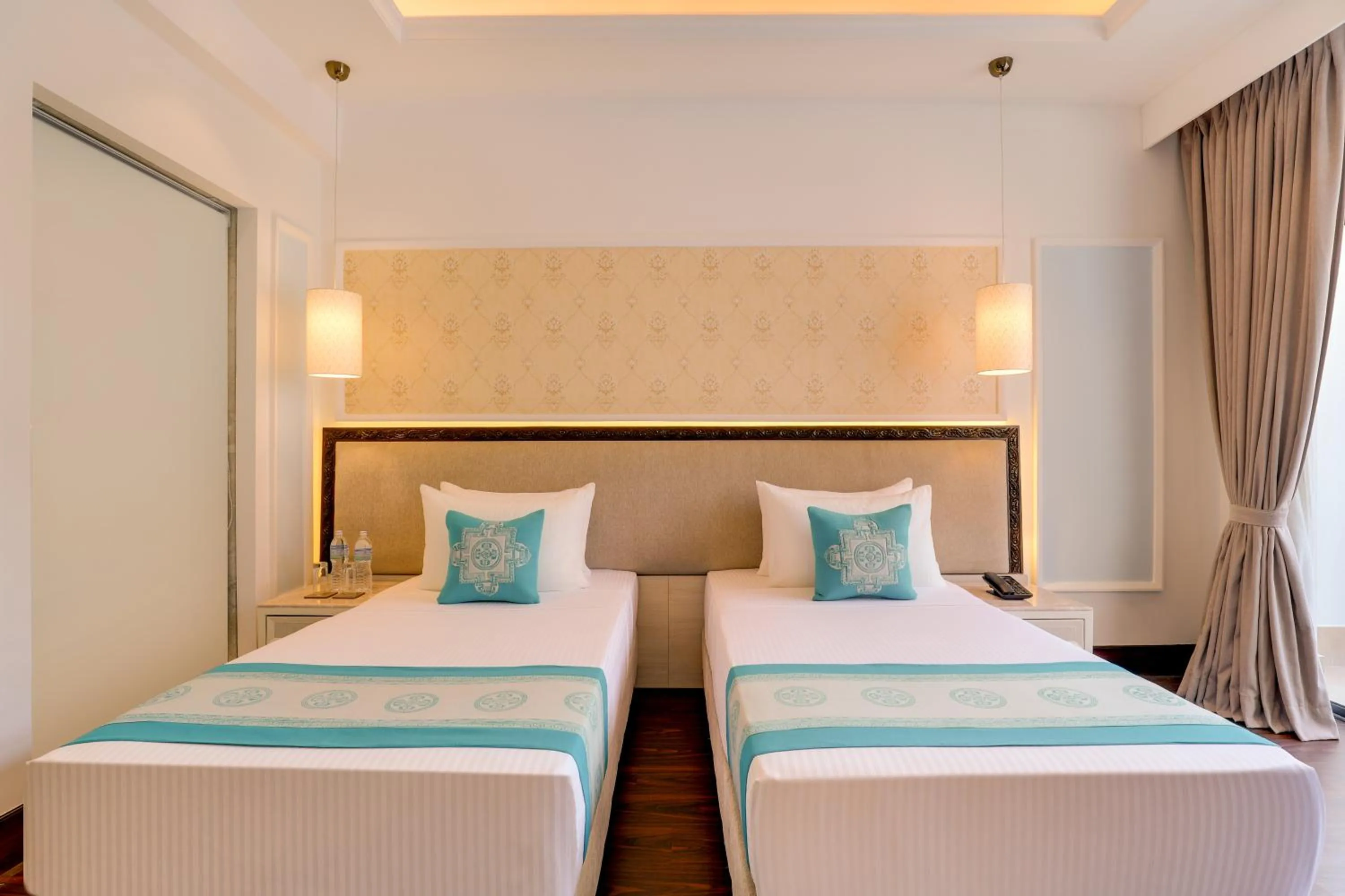 Bed in Lemon Tree Premier Budhanilkantha Kathmandu, Nepal