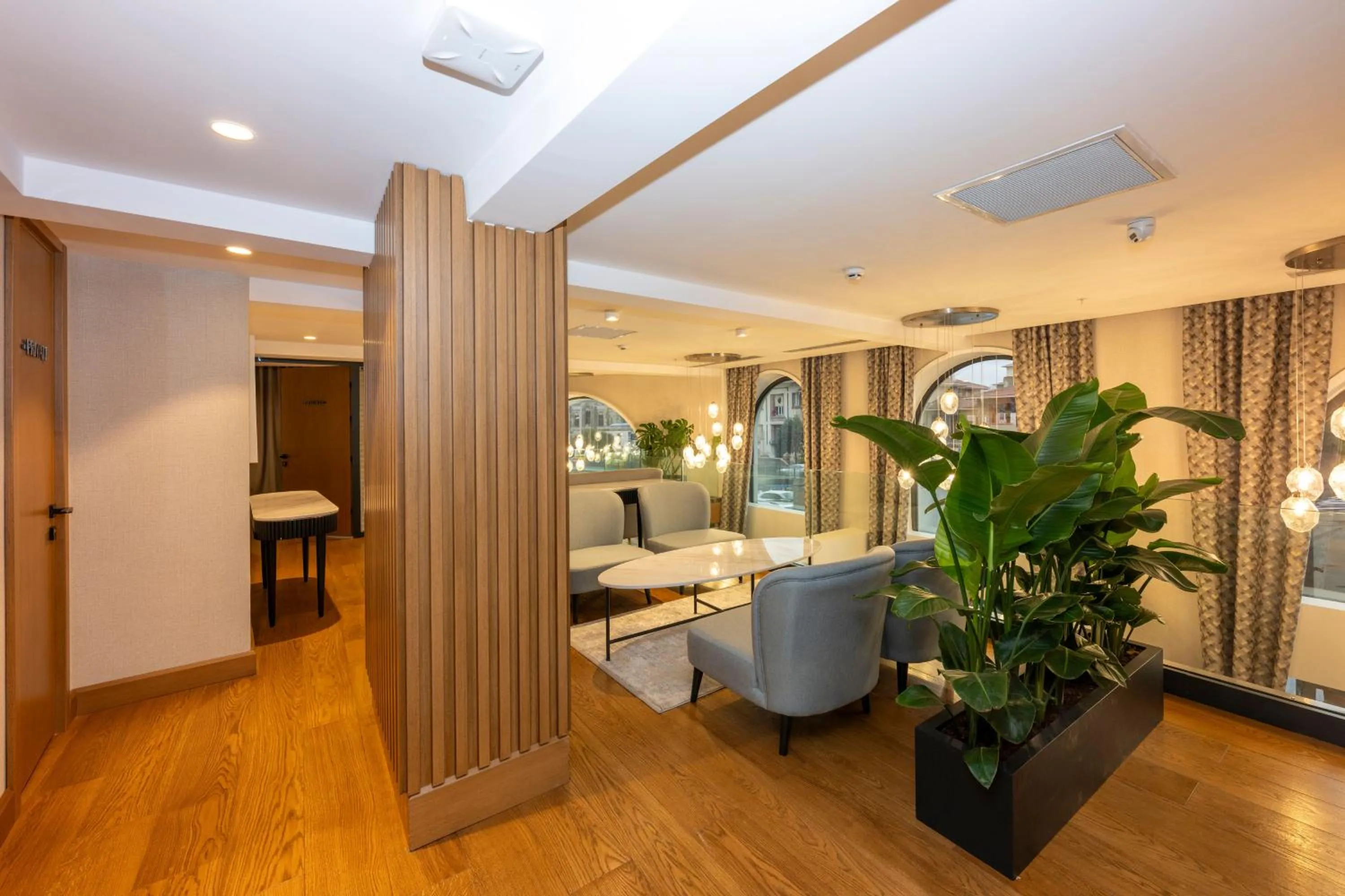 Seating area in Baver Hotel