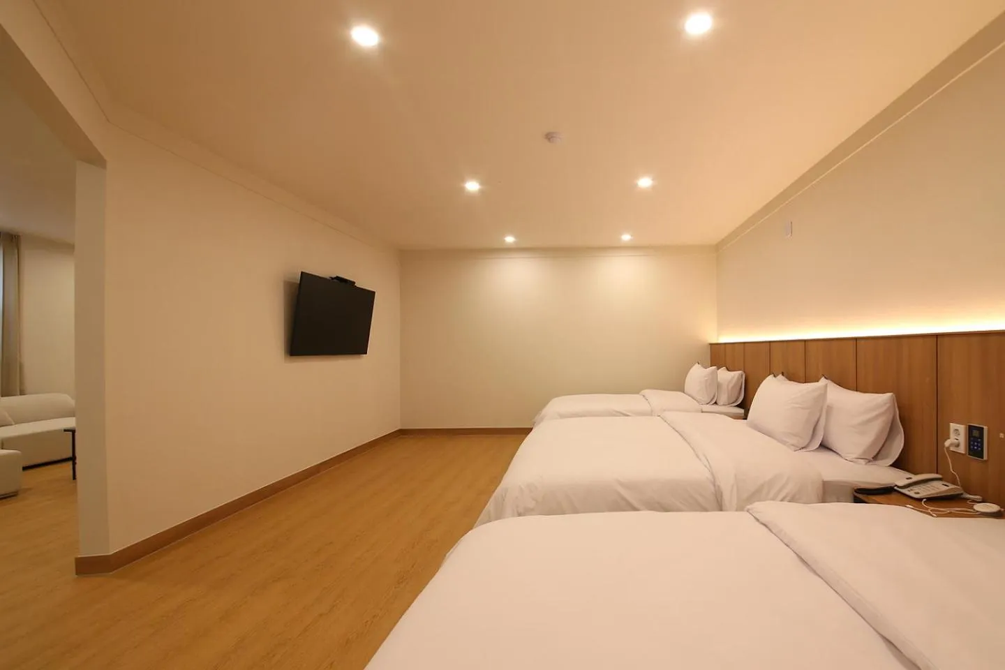 Decorative detail, Bed in MGM Hotel