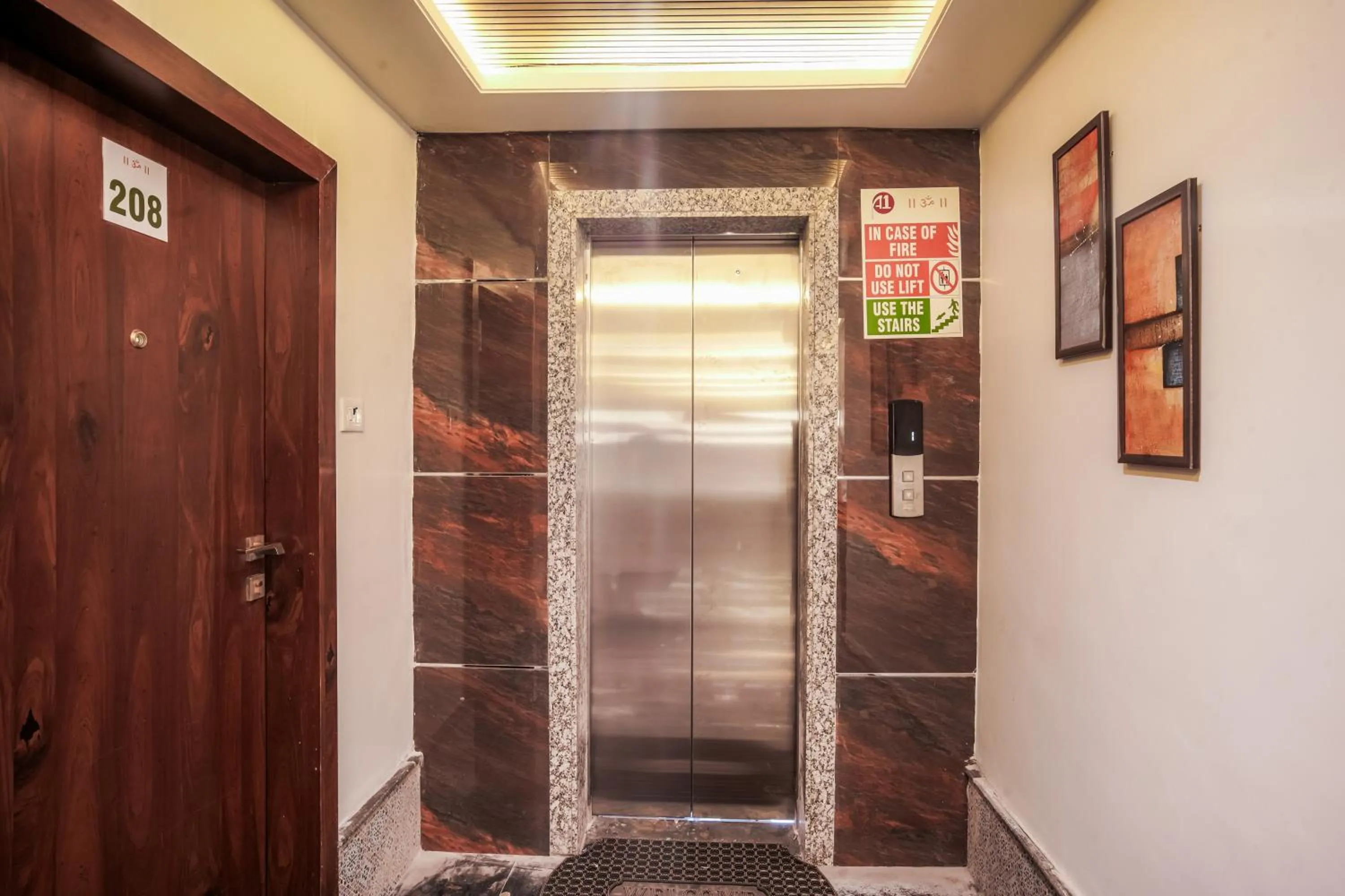 elevator in Treebo A1 Residency, Hingna T Point