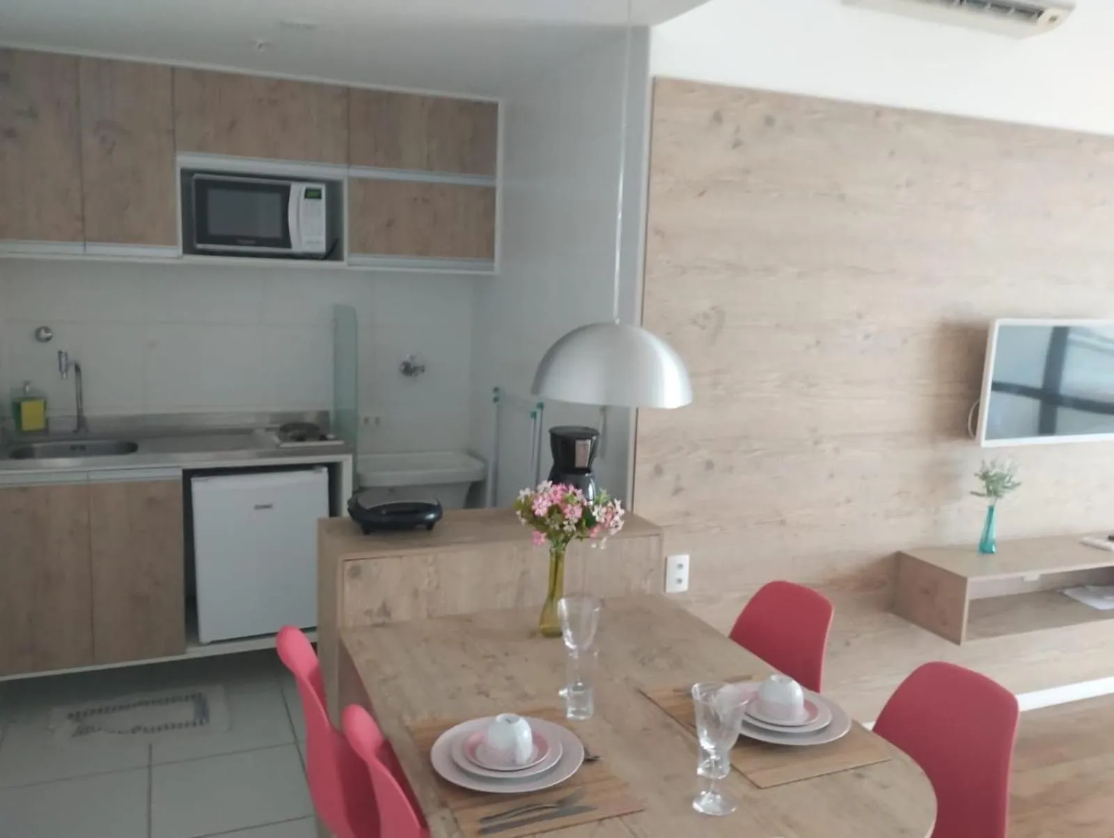 Kitchen or kitchenette in Mondial Apartments By BnbHost