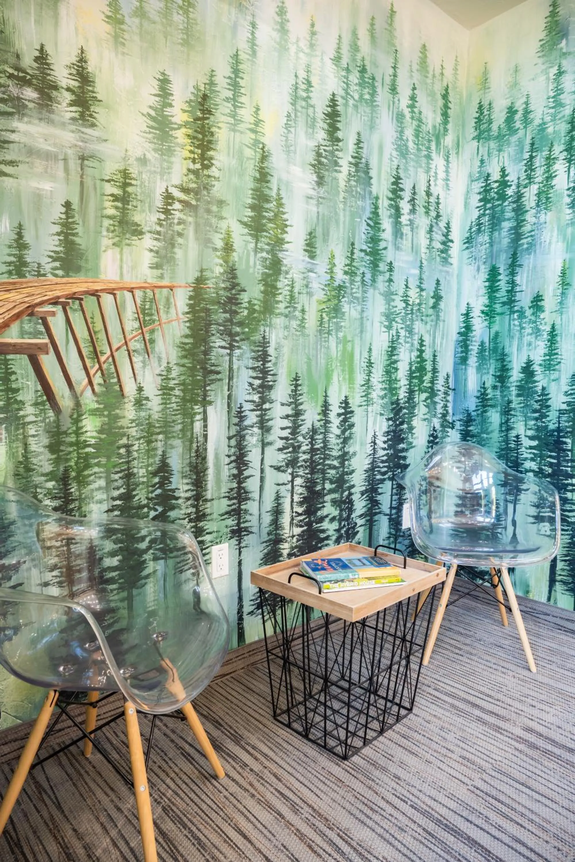 Seating area in Grand Cloudcroft Hotel