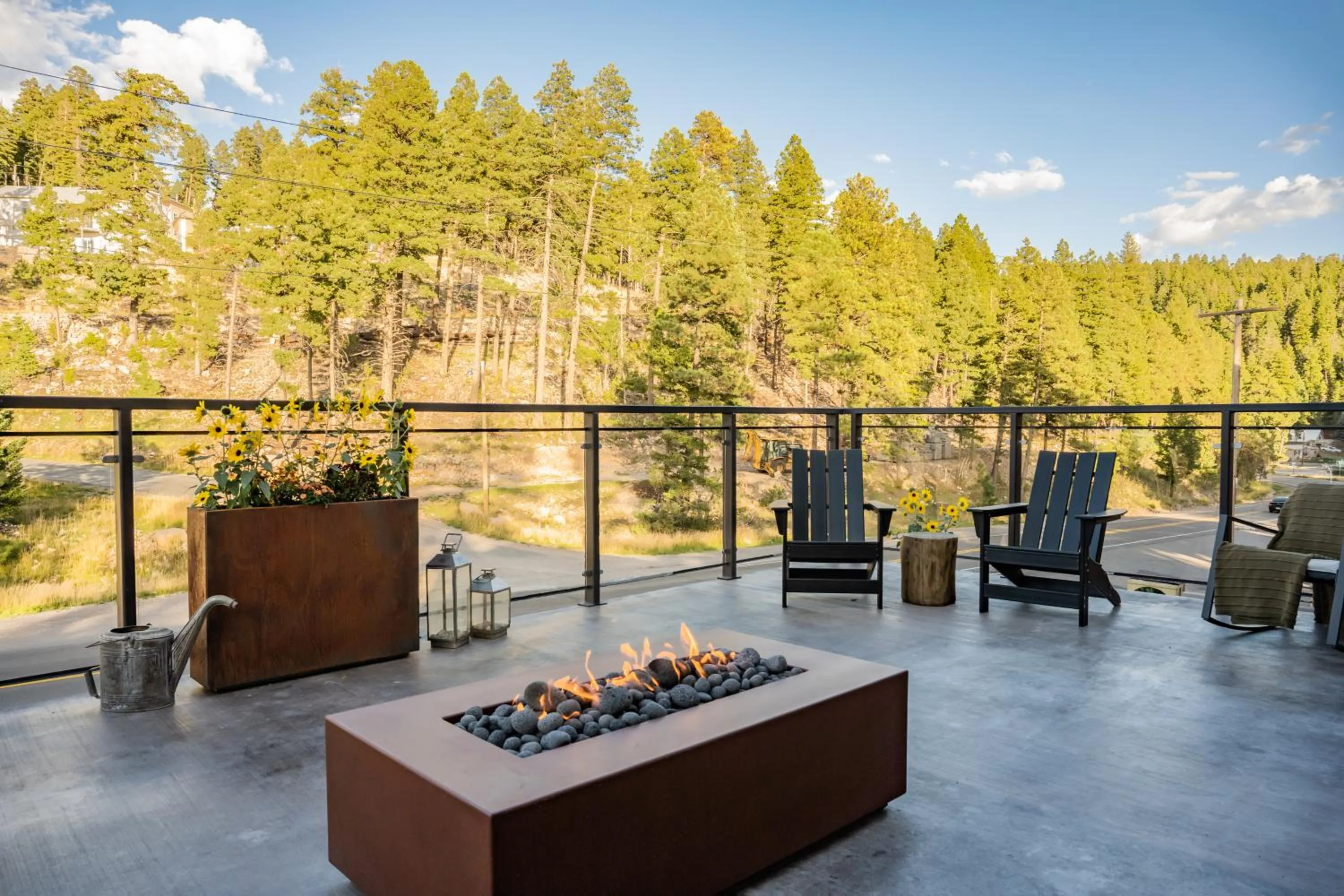 Patio in Grand Cloudcroft Hotel