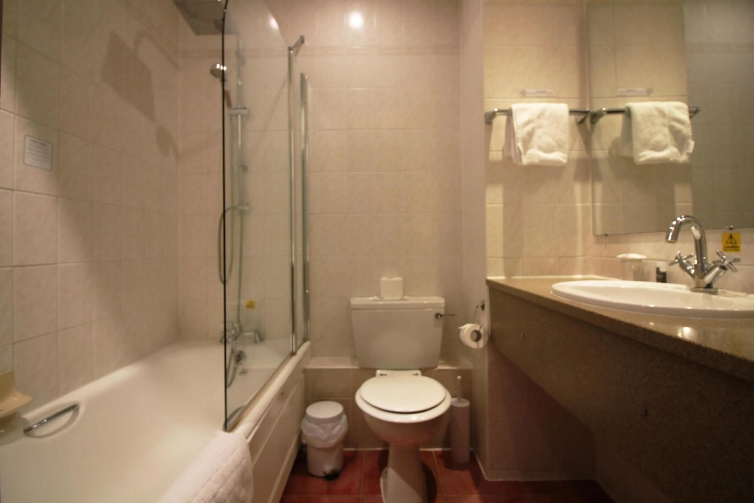 Shower in Westone Manor Hotel