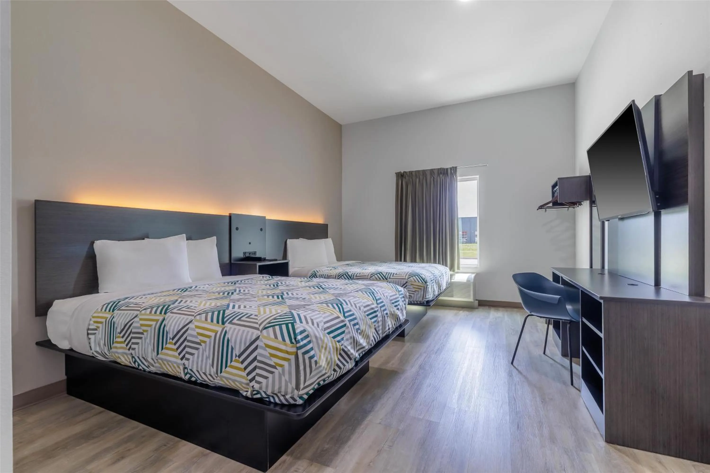 Bedroom, Bed in Motel 6 Gonzales, LA Baton Rouge Geismar Prairieville I 10