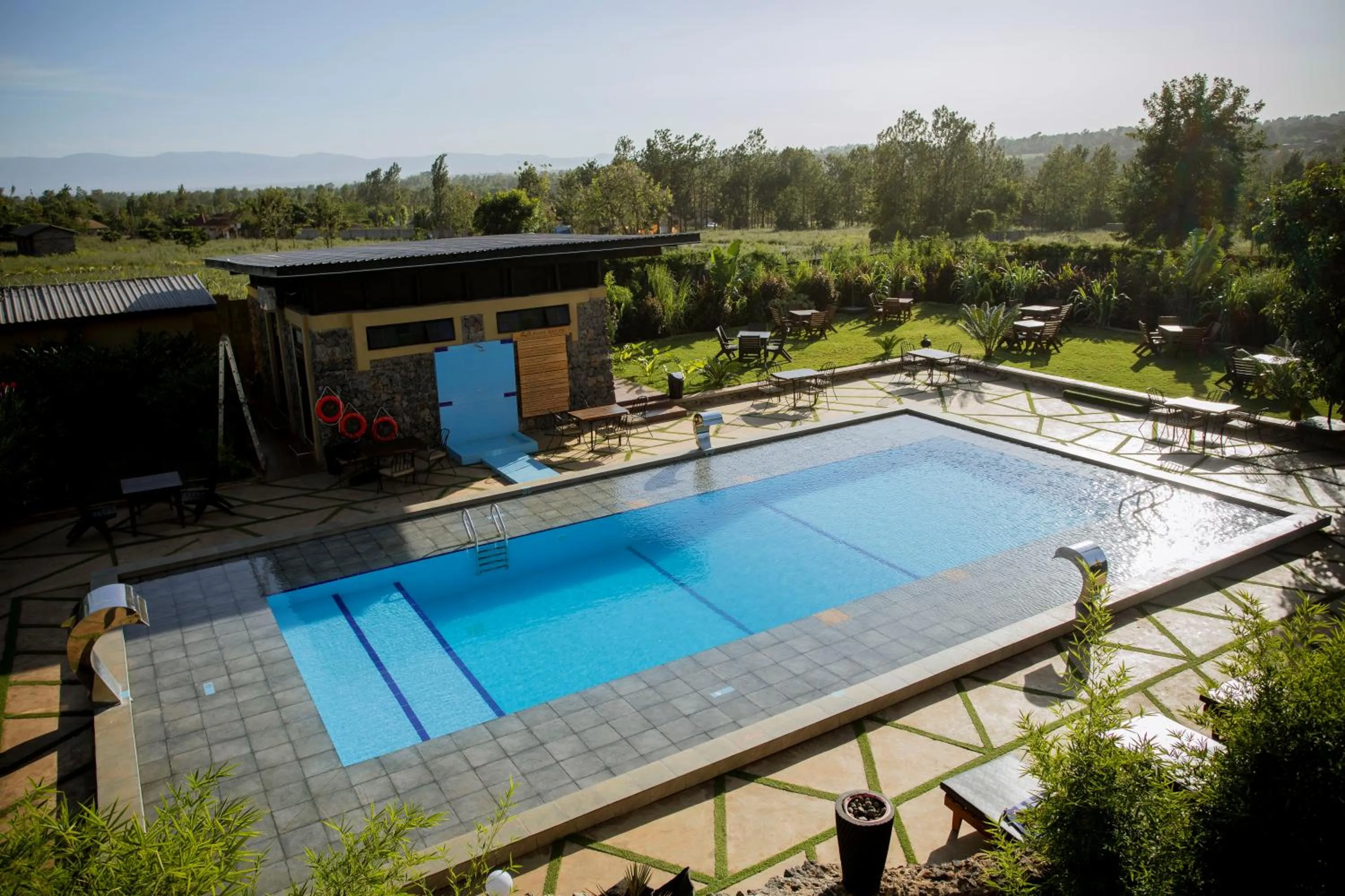 Pool view in The Maridadi Hotel