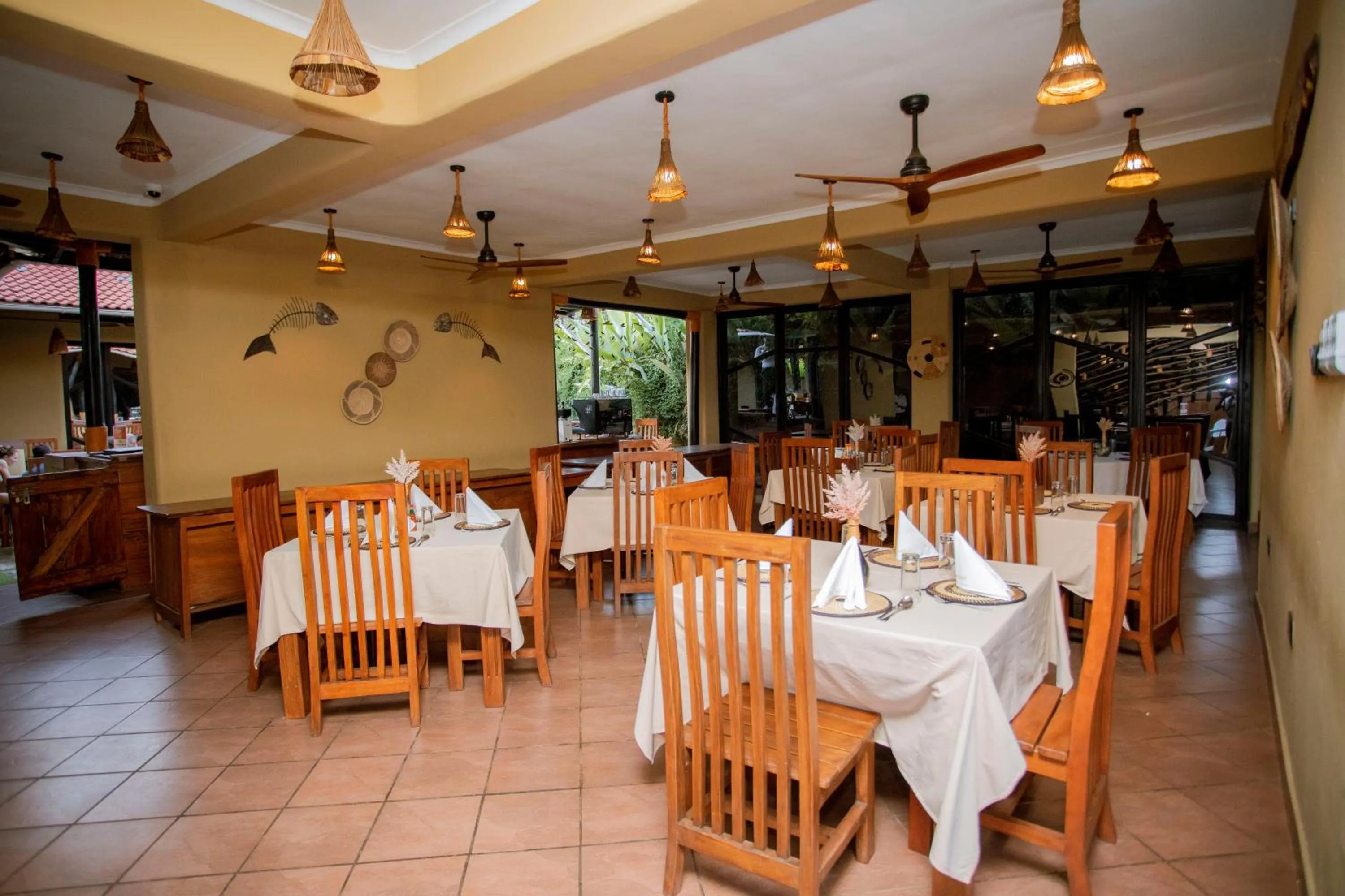 Restaurant/places to eat in The Maridadi Hotel