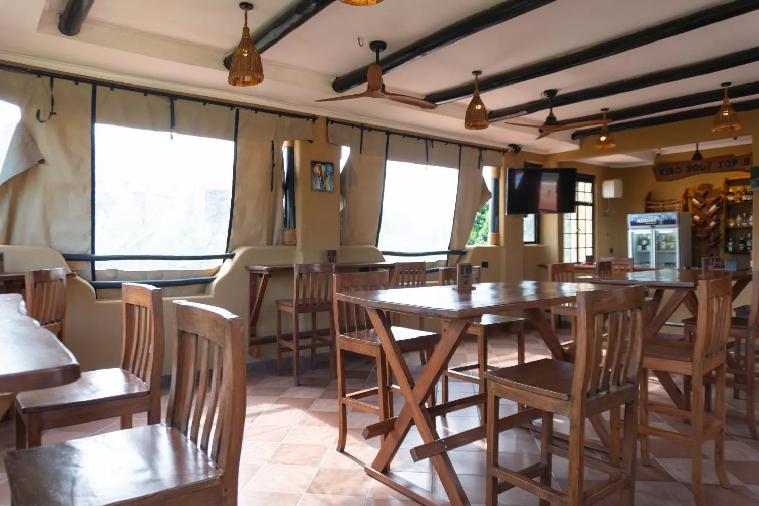 Restaurant/places to eat in The Maridadi Hotel