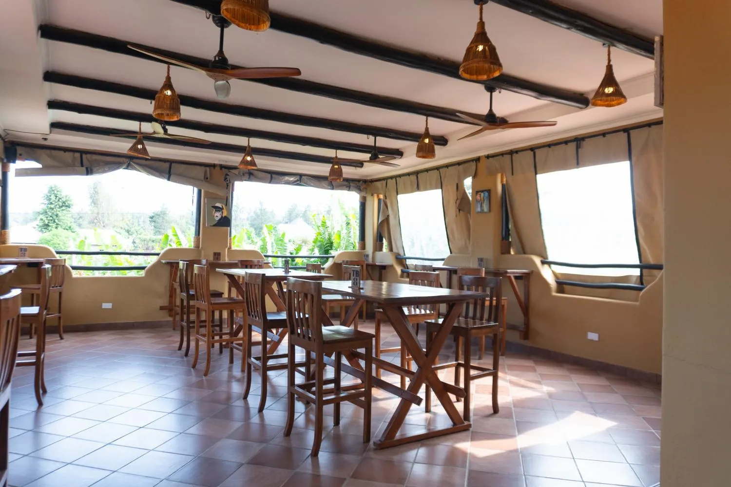 Restaurant/places to eat in The Maridadi Hotel