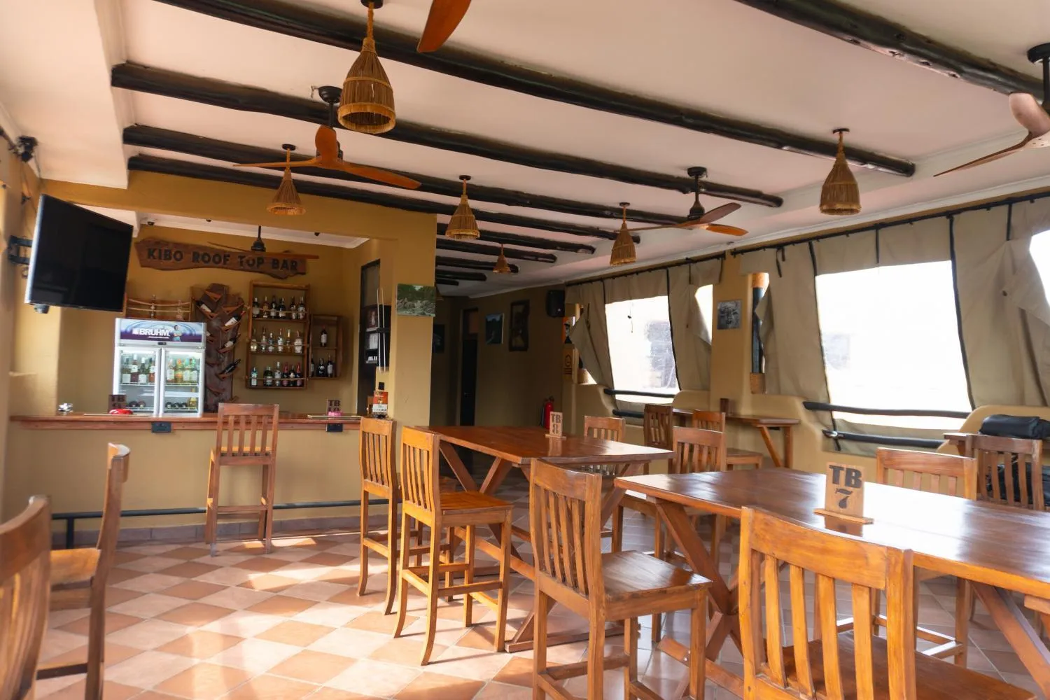 Restaurant/places to eat in The Maridadi Hotel