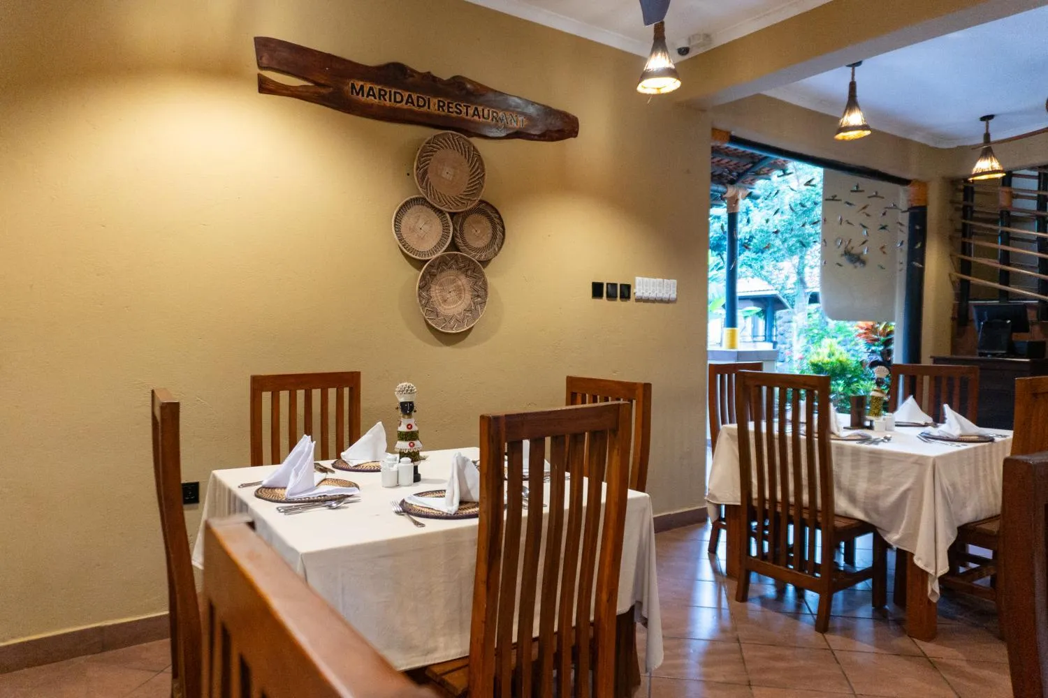 Restaurant/places to eat in The Maridadi Hotel