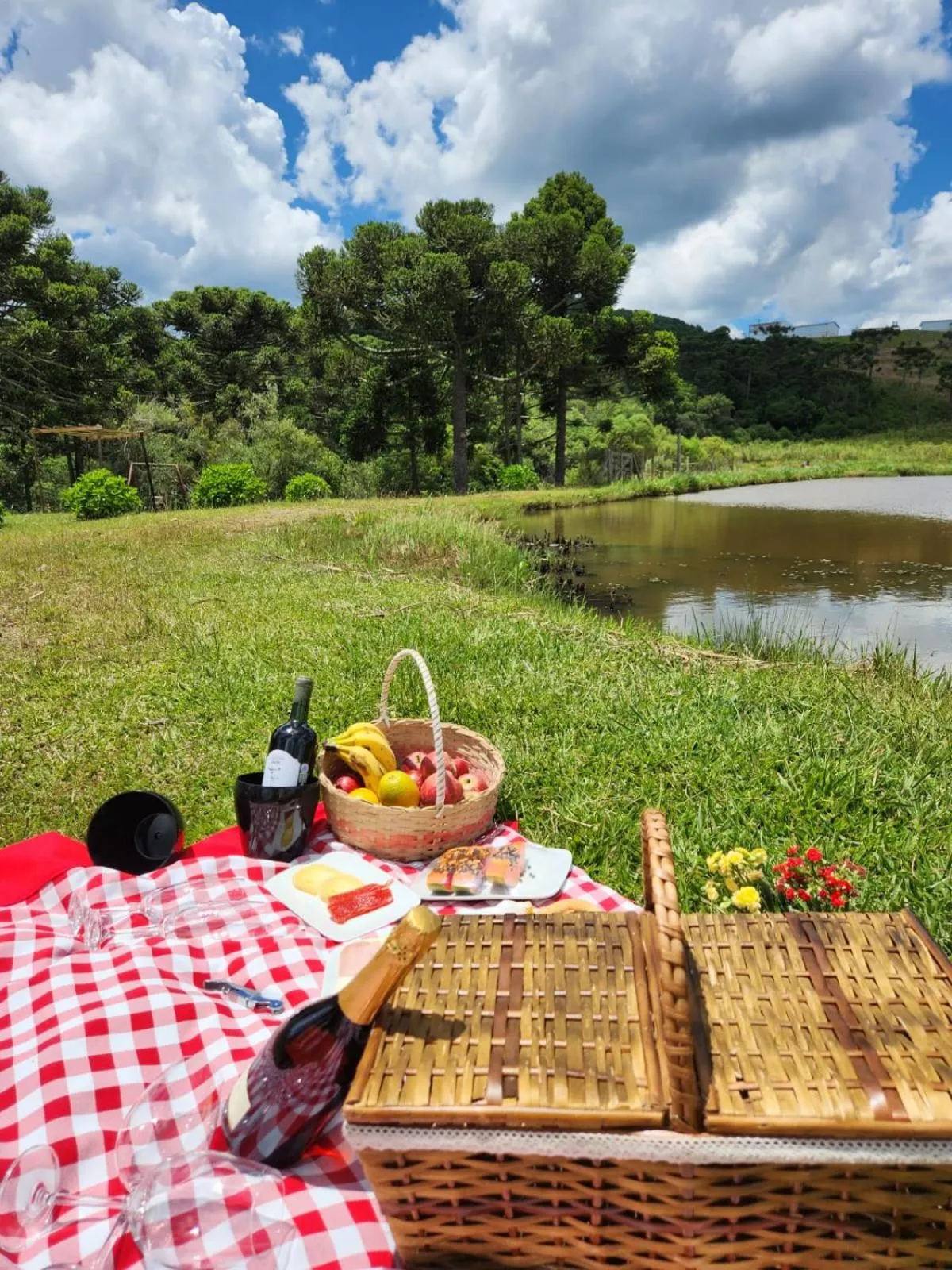 Lake view in Pousada Água Santa