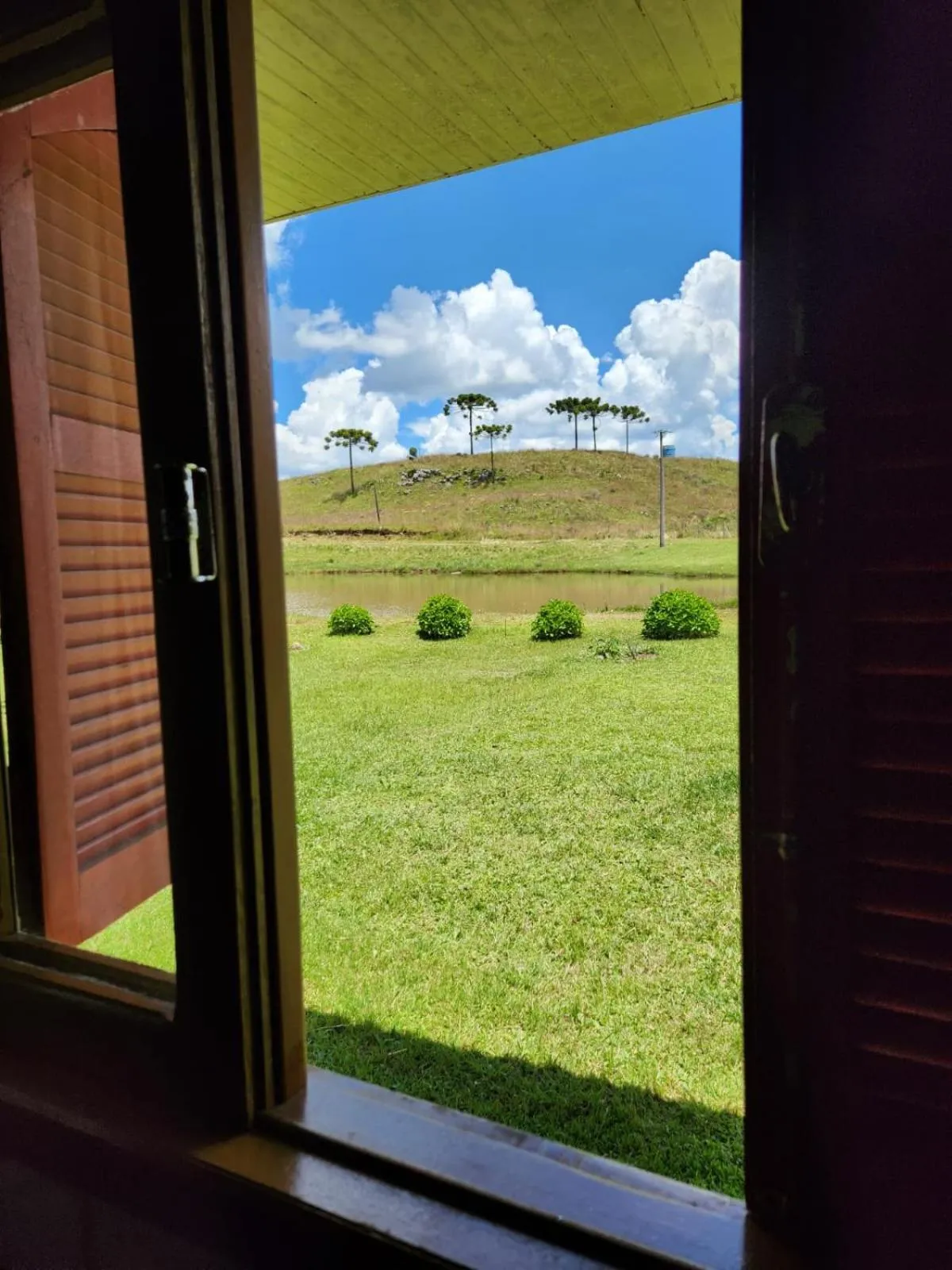 Garden view in Pousada Água Santa