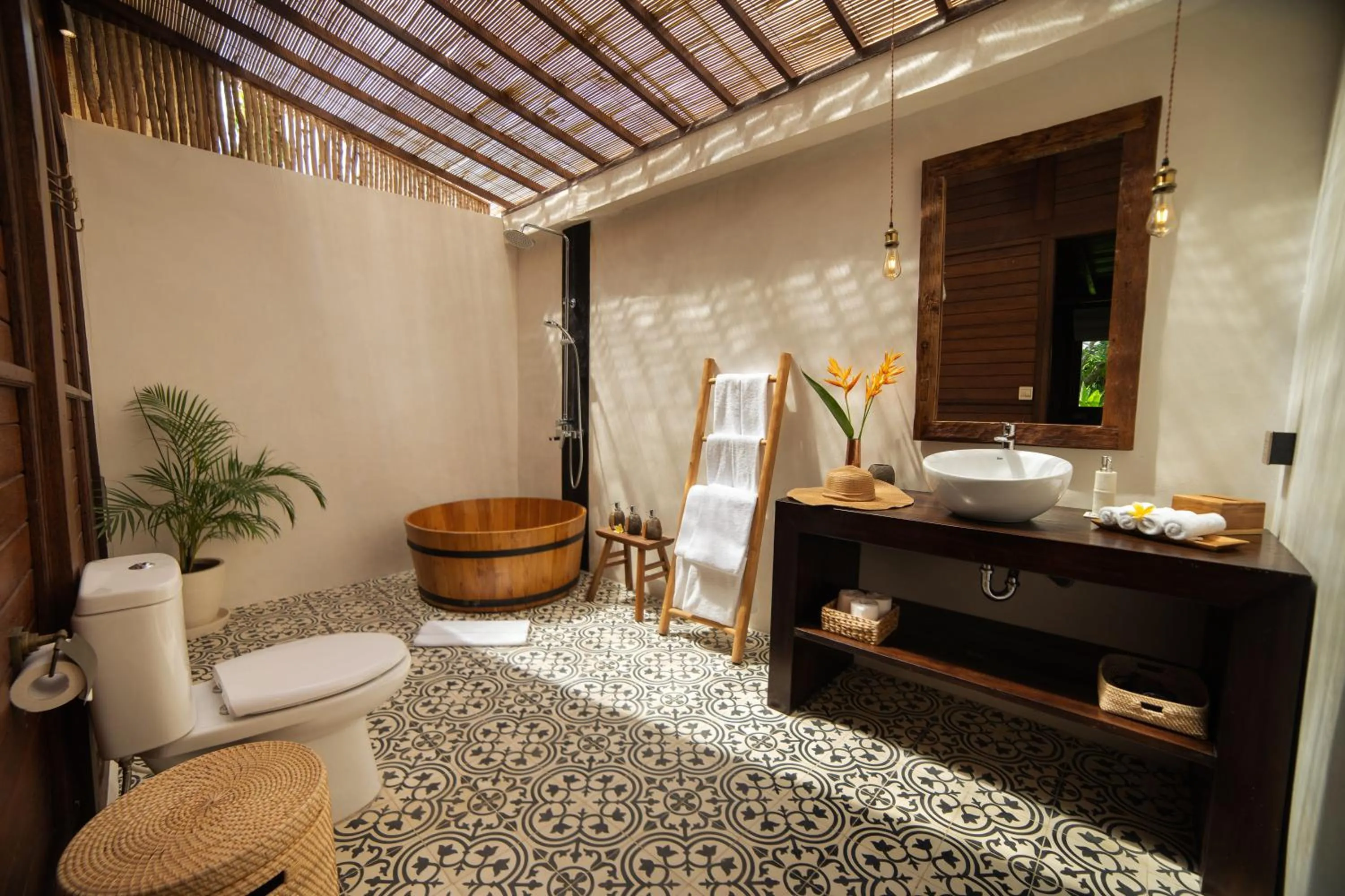 Shower in Kayu Village