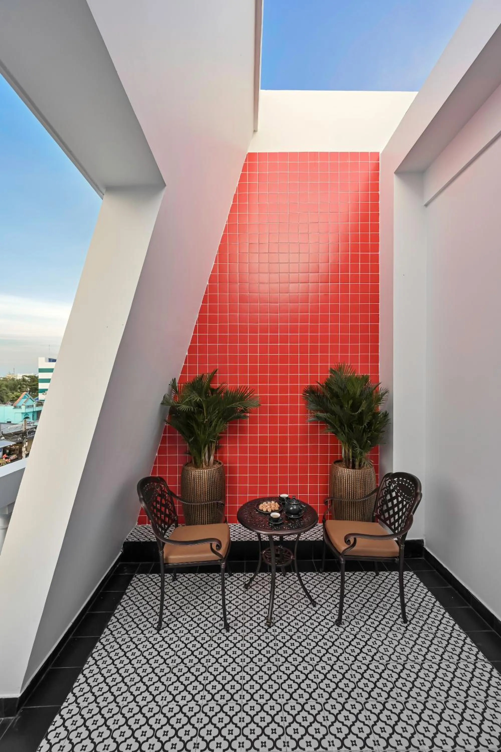 Balcony/Terrace in Thiên Ân Boutique Hotel