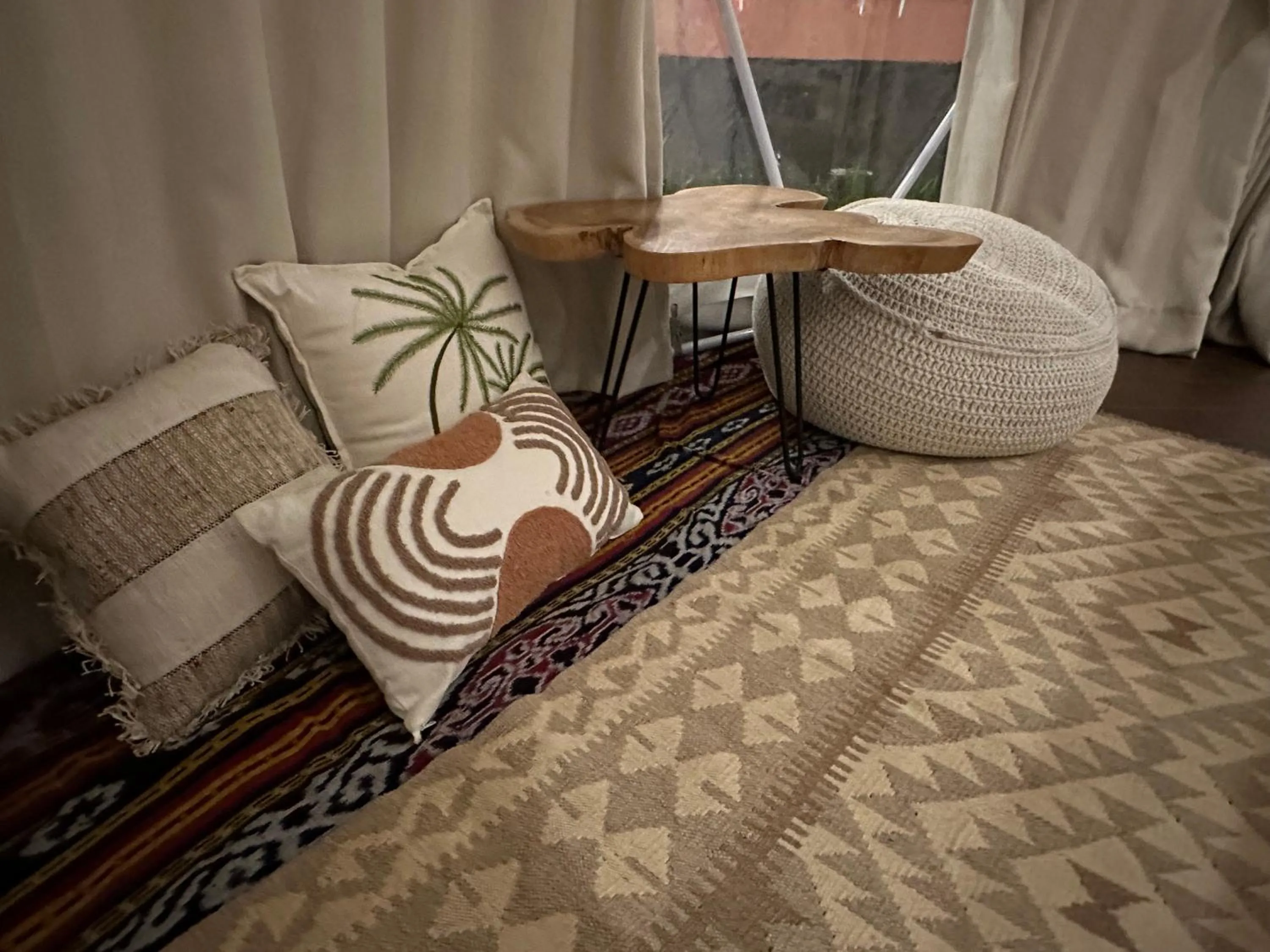 Seating area in Glamping @ Pebbles & Fins