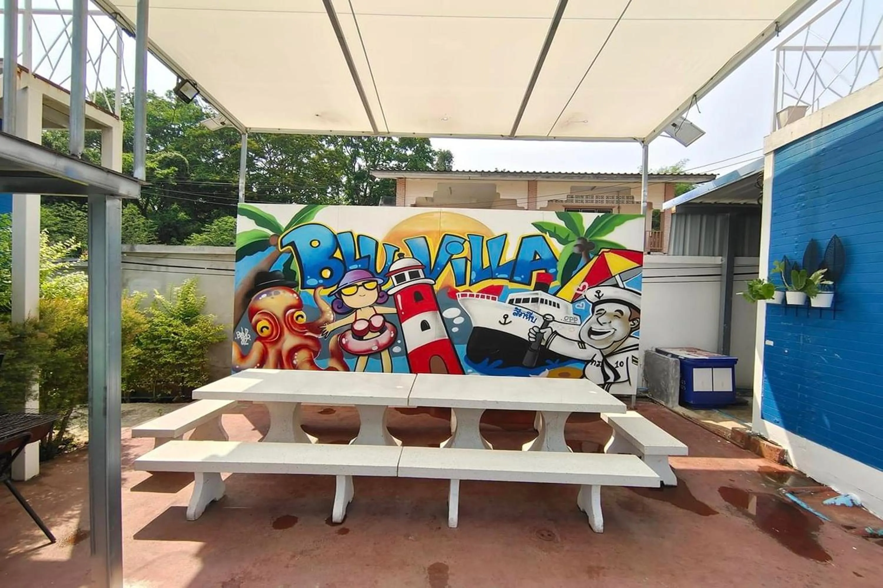 Patio in Bluvilla Sattahip