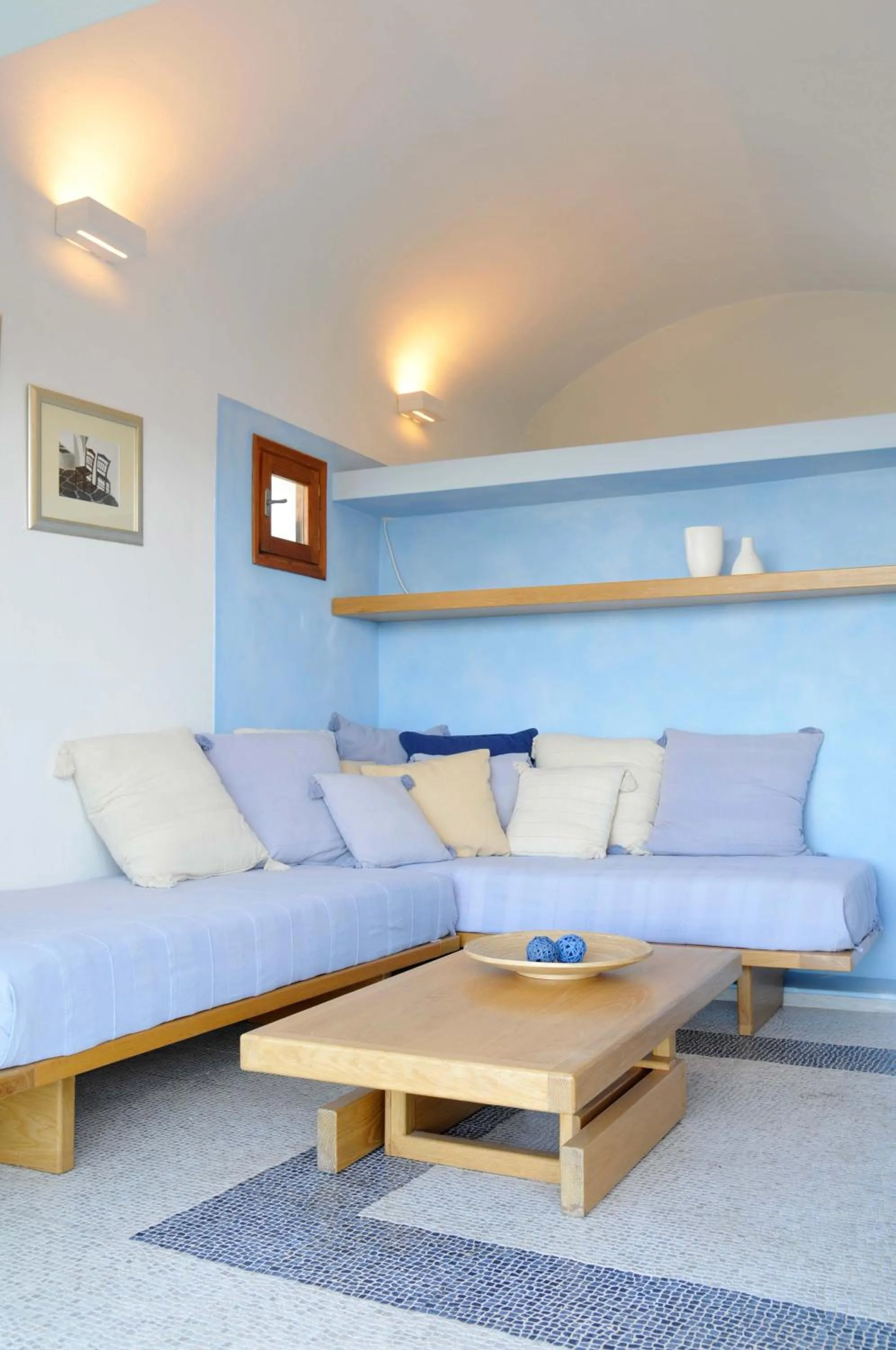 Living room in Elounda Living Residences