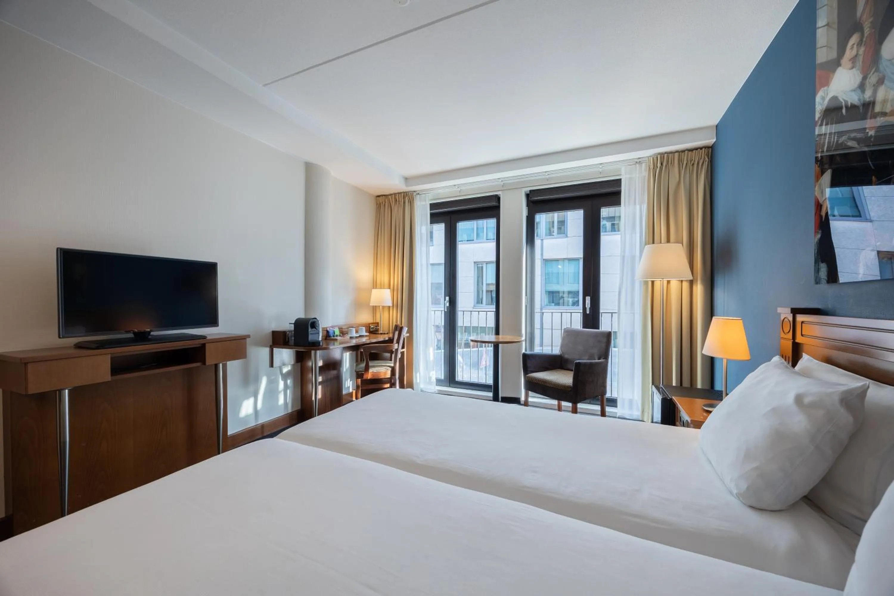 Bedroom, Bed in Amrâth Grand Hotel Frans Hals