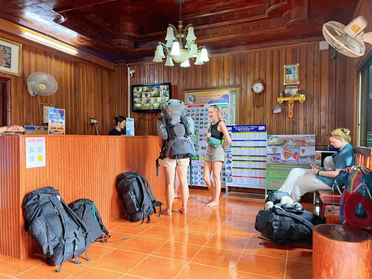 Property building in Vangvieng Sisavang Mountain View Hotel