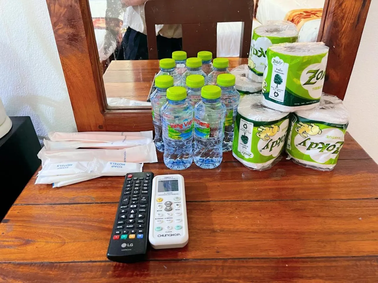 Food and drinks in Vangvieng Sisavang Mountain View Hotel