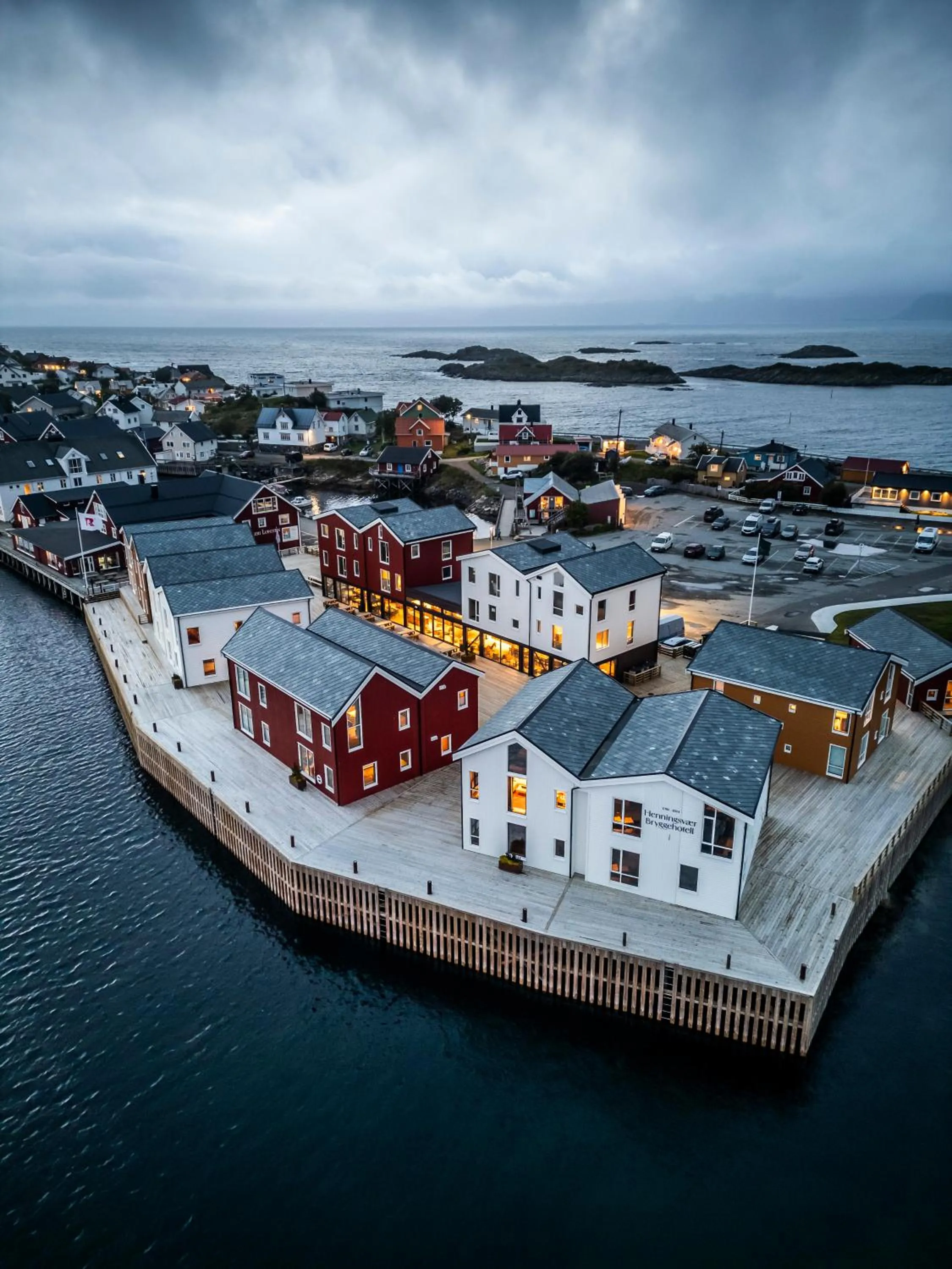Property building in Henningsvær Bryggehotell - by Classic Norway Hotels