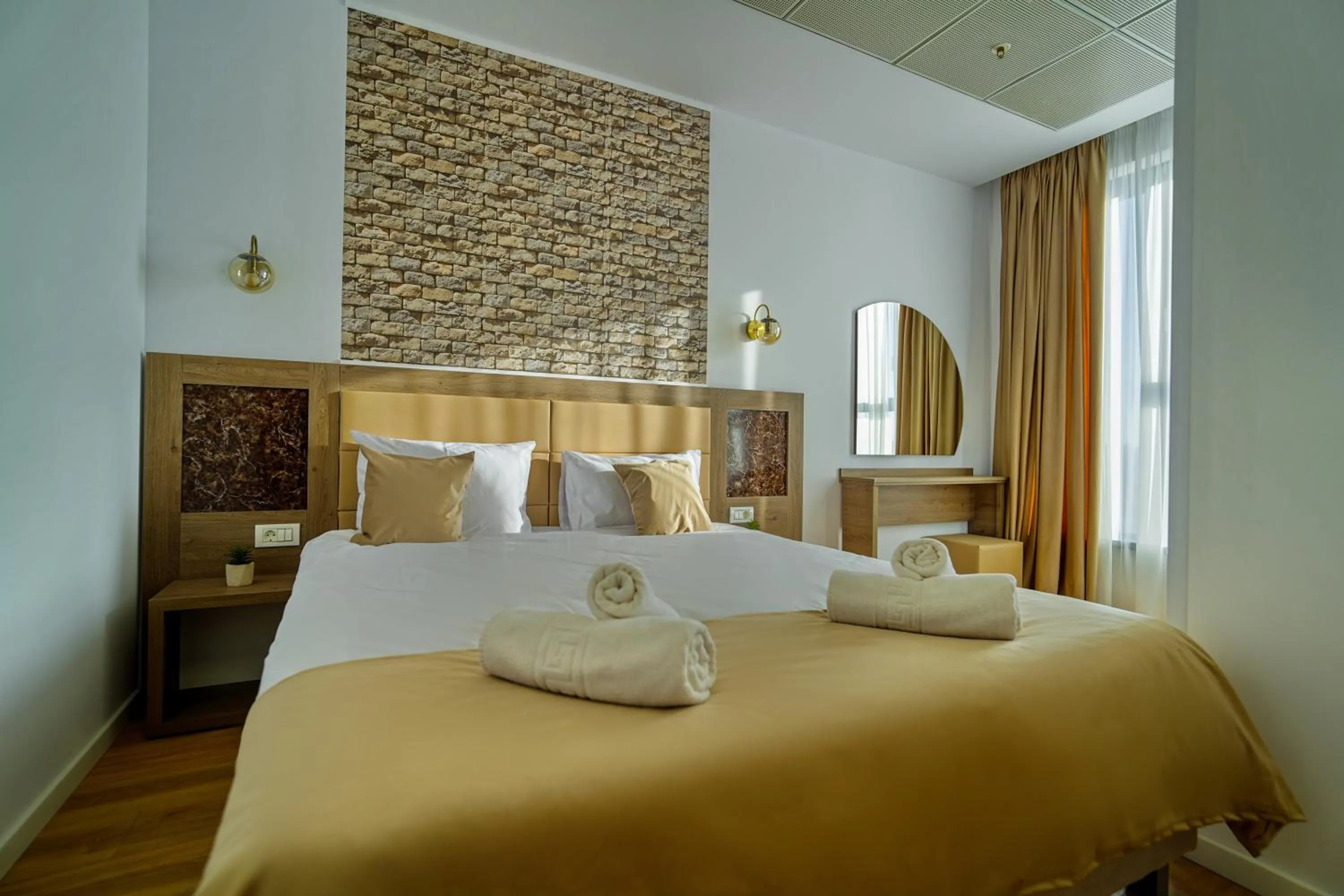 Bed in Sir Fundeni Hotel