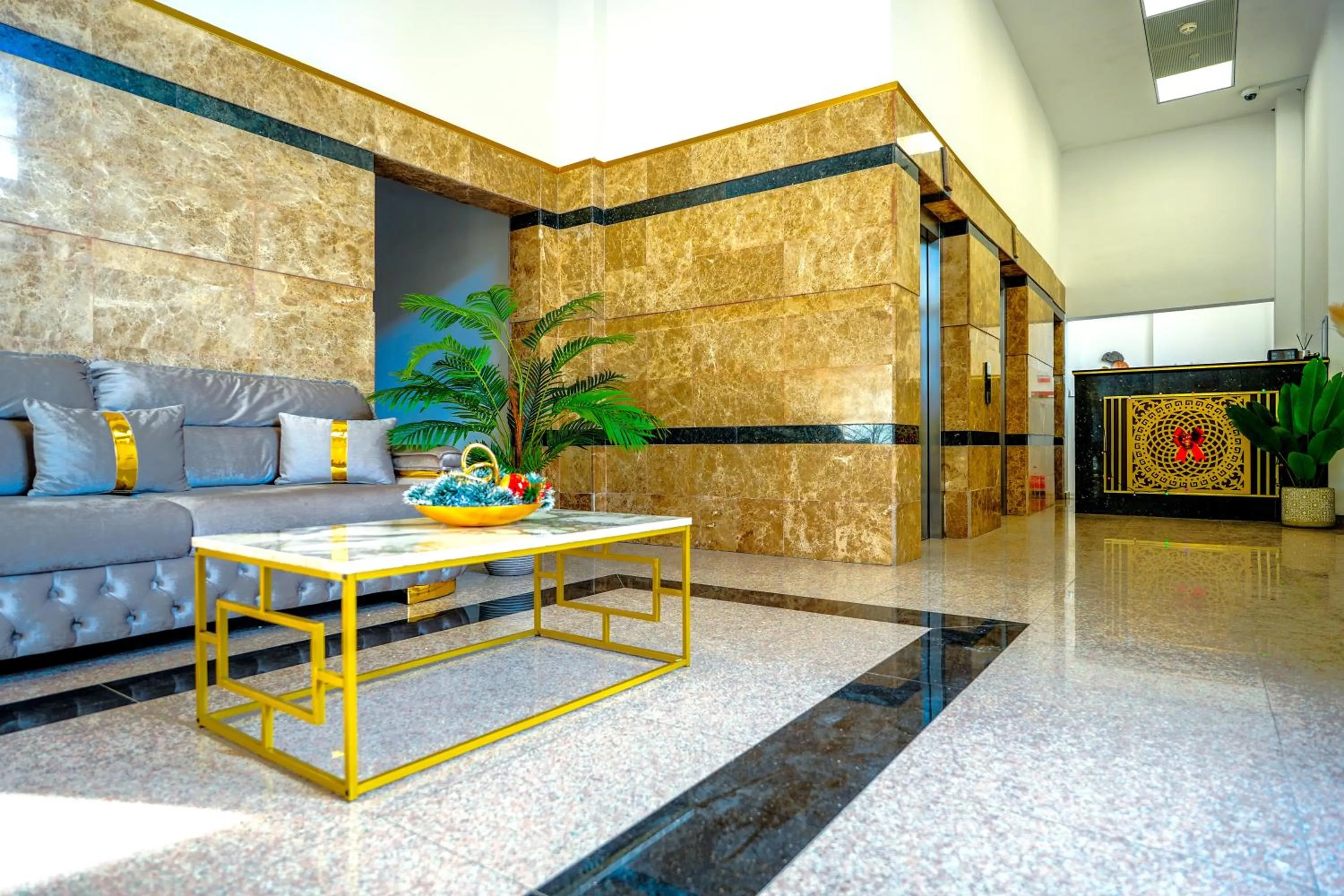 Living room in Sir Fundeni Hotel