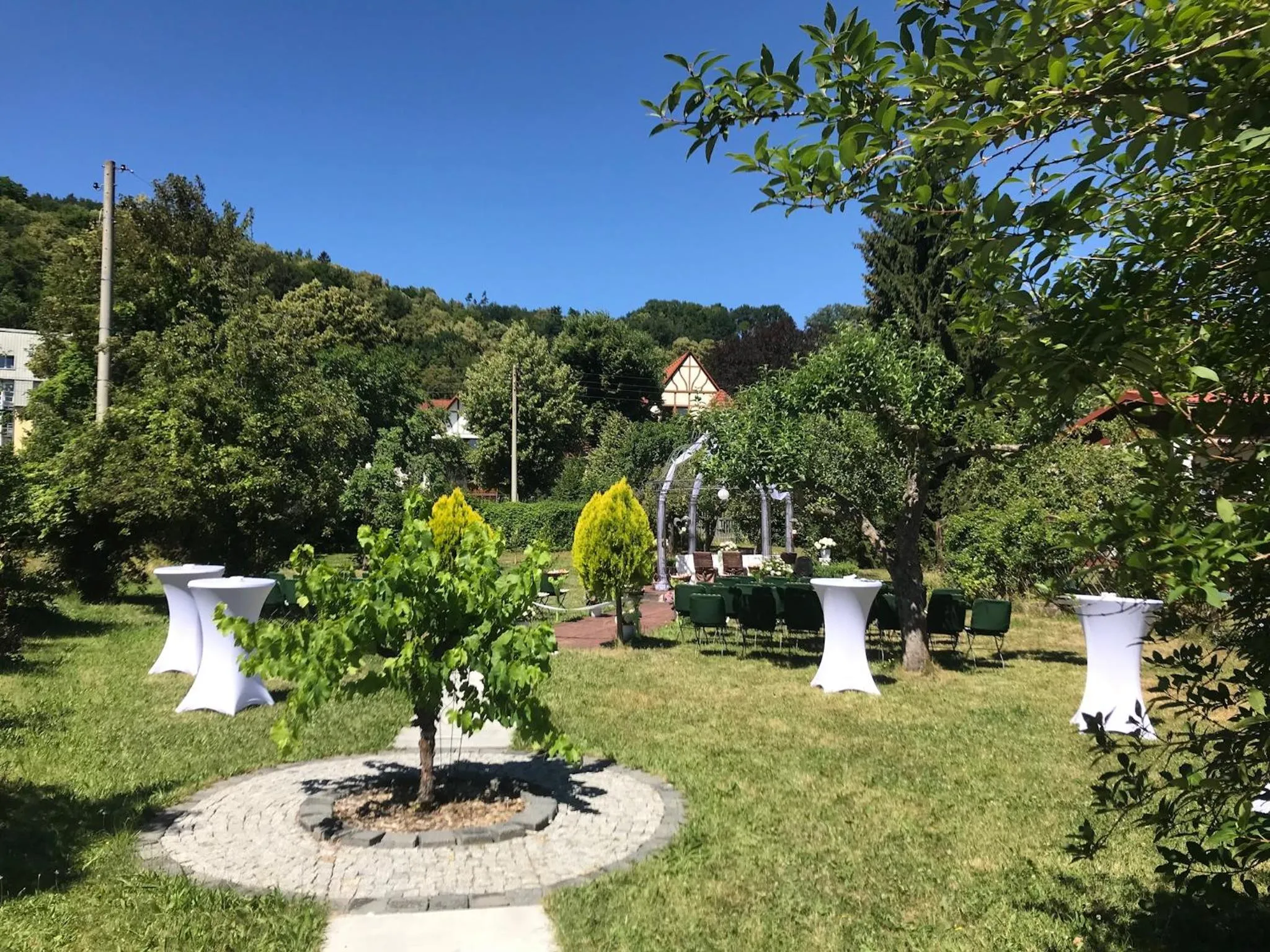 Garden in Hotel Weinhaus Eberitzsch GmbH