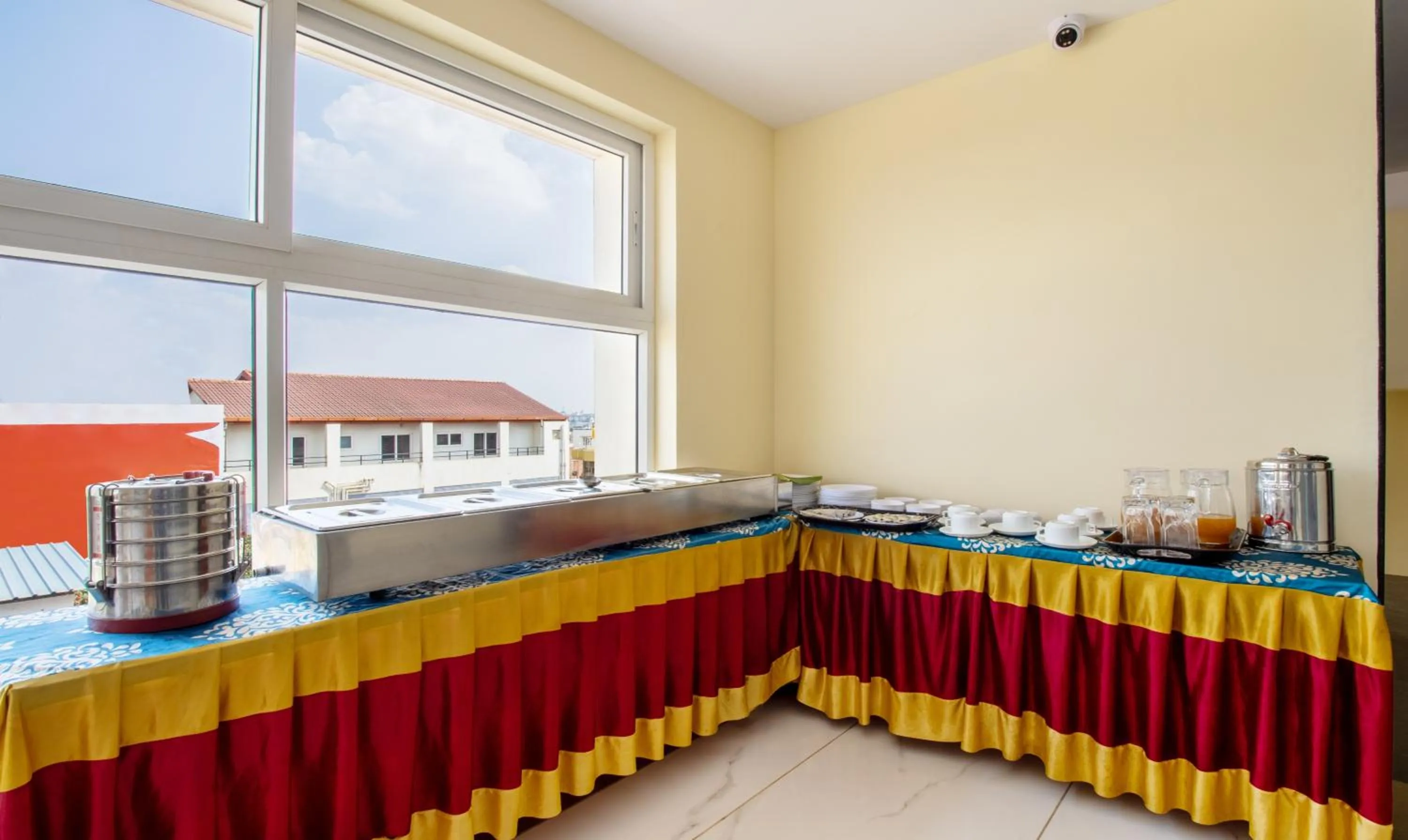 Dining area in Treebo Jaguar Comforts, 3 Kms From Mahatma Gandhi Park