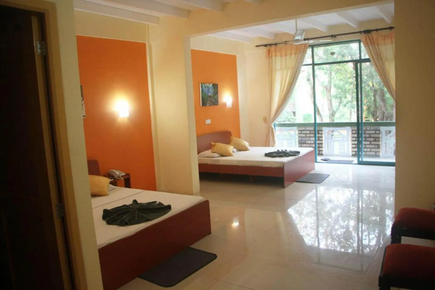 Bedroom, Bed in Hotel Eden Garden