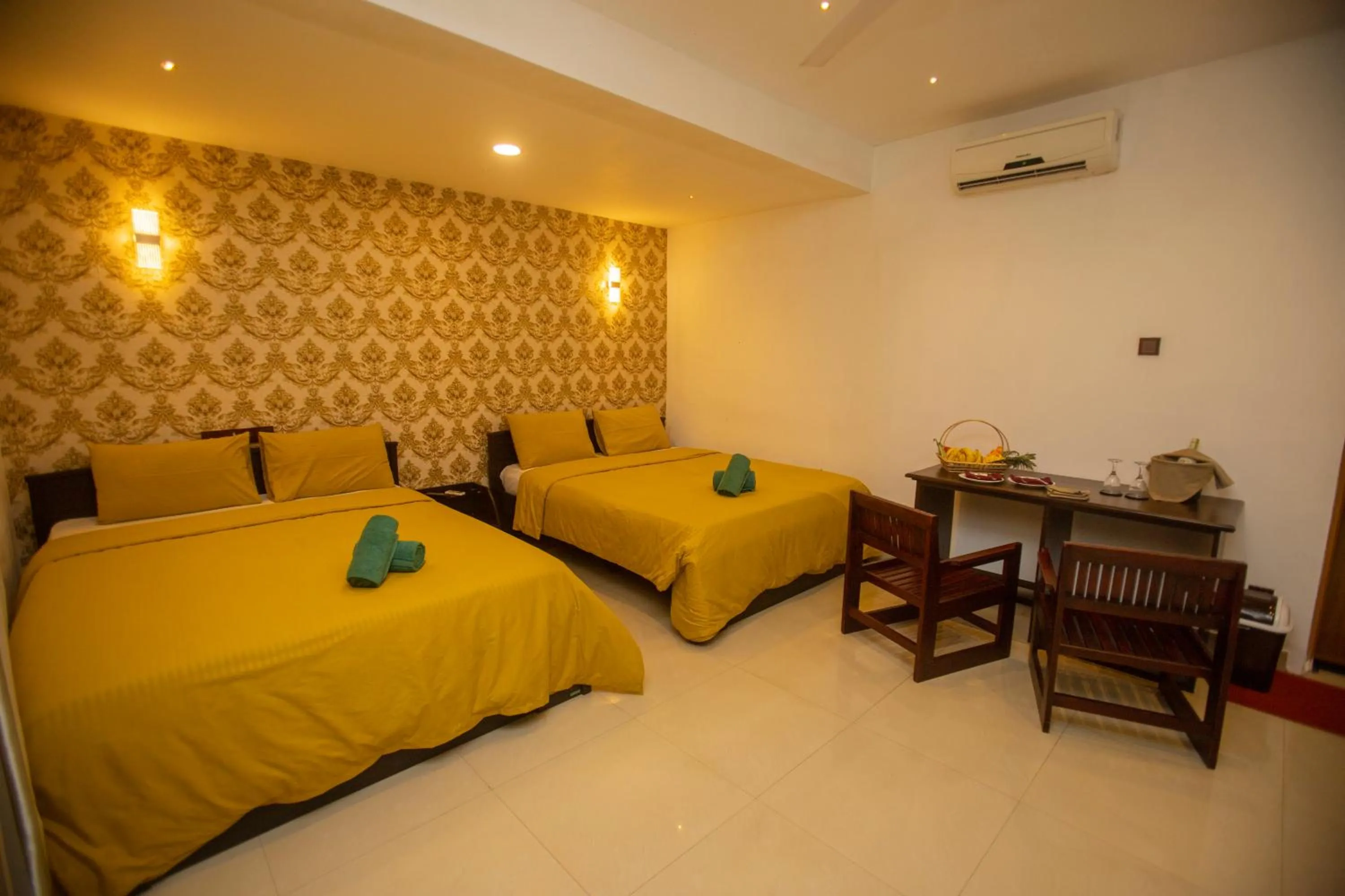 Bed in Hotel Eden Garden