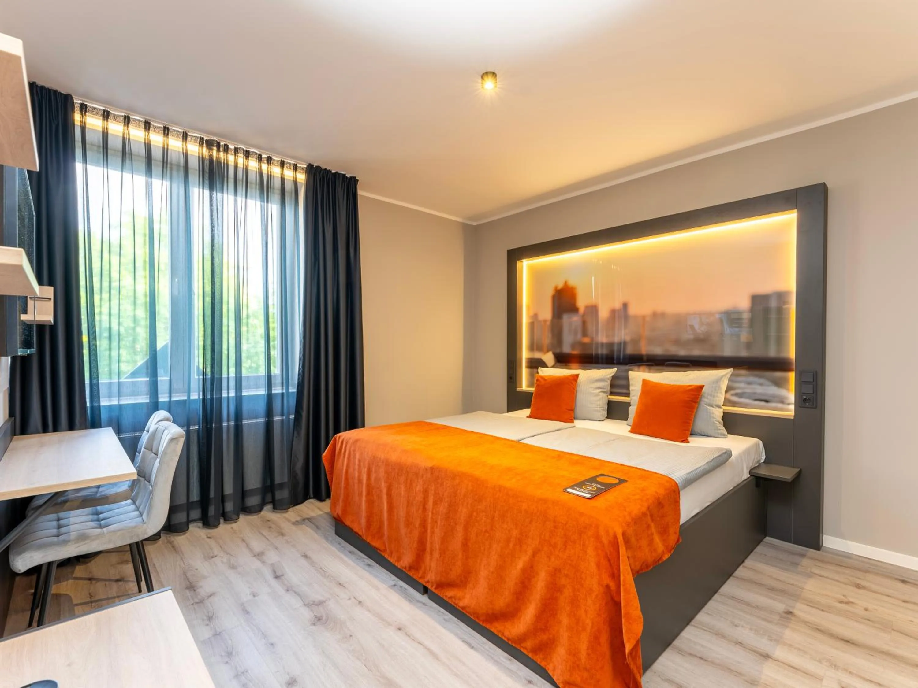 Bed in JustStay Essen Hotel & Apartments