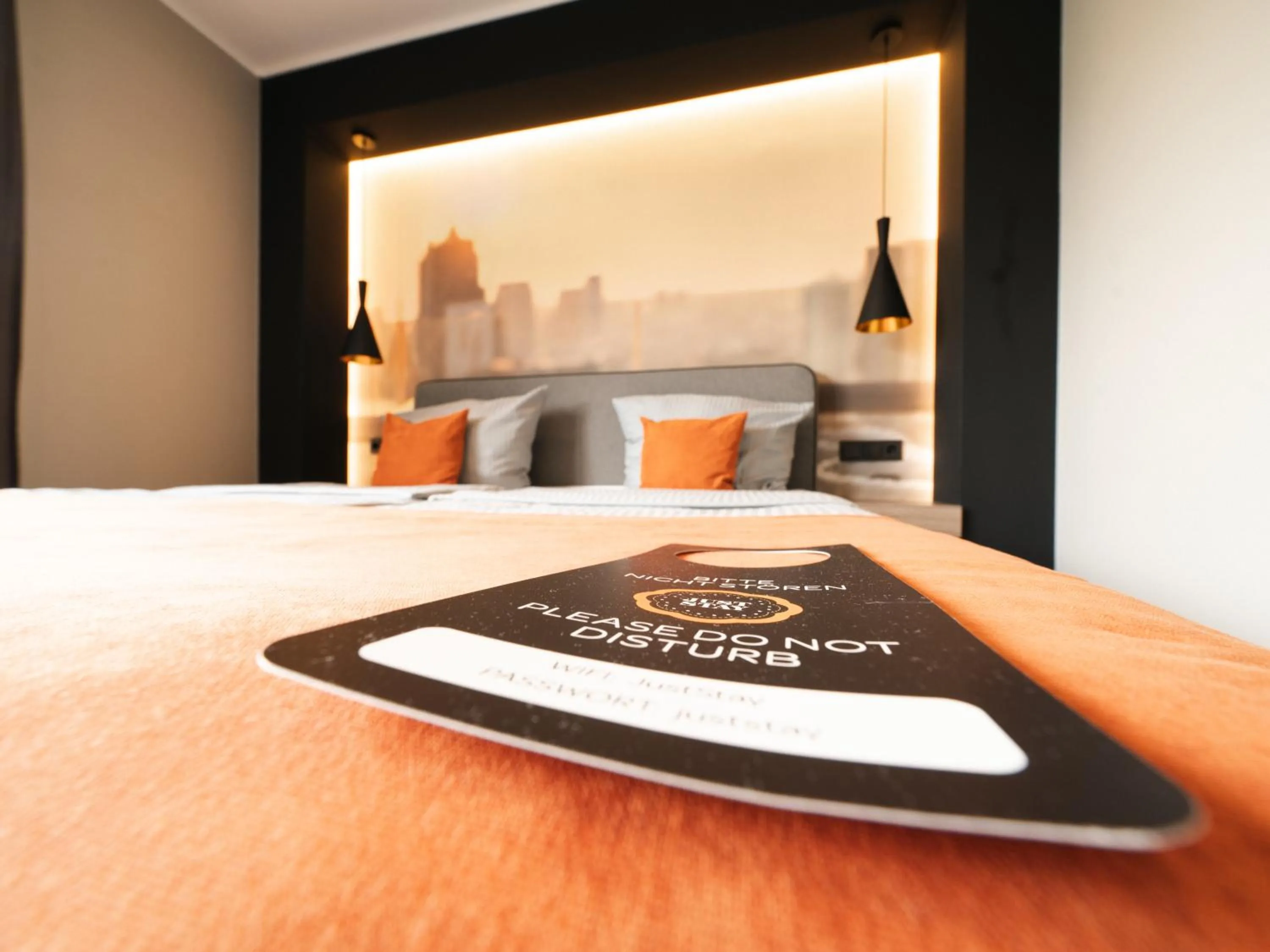 Bed in JustStay Essen Hotel & Apartments