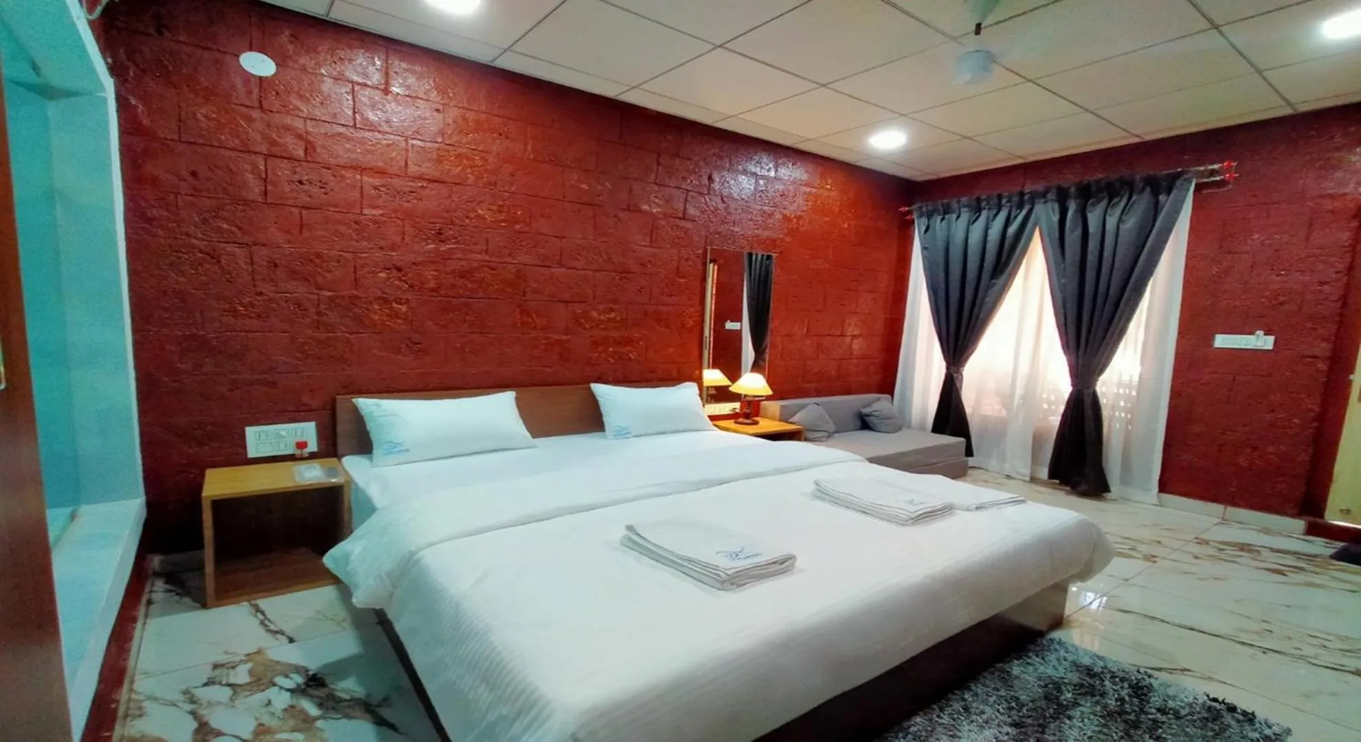 Photo of the whole room, Bed in West Coast Gokarna