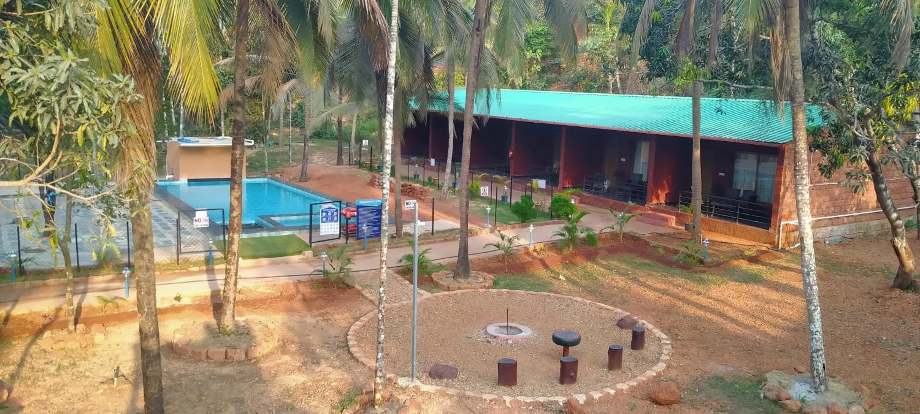 Garden in West Coast Gokarna