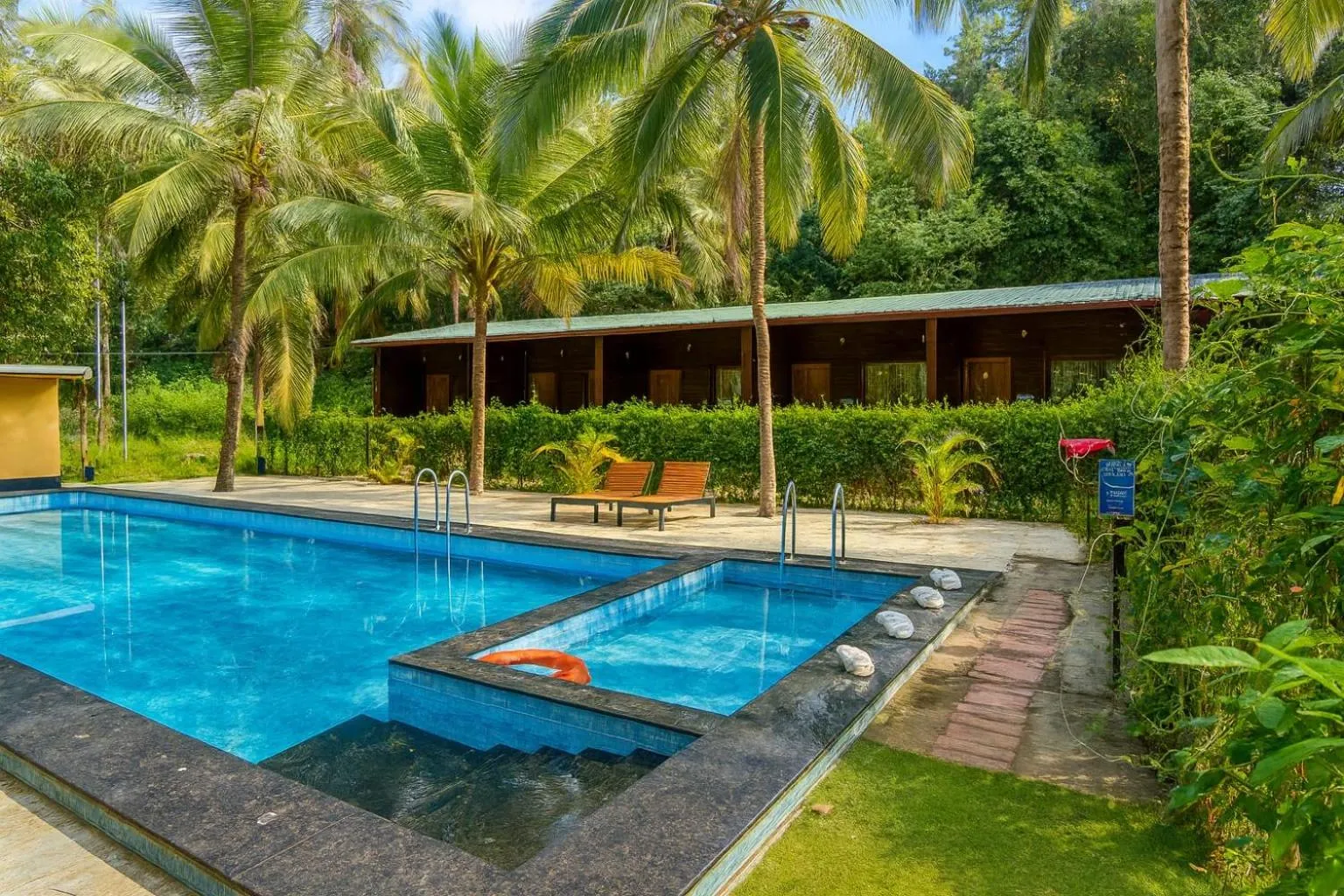 Pool view in West Coast Gokarna