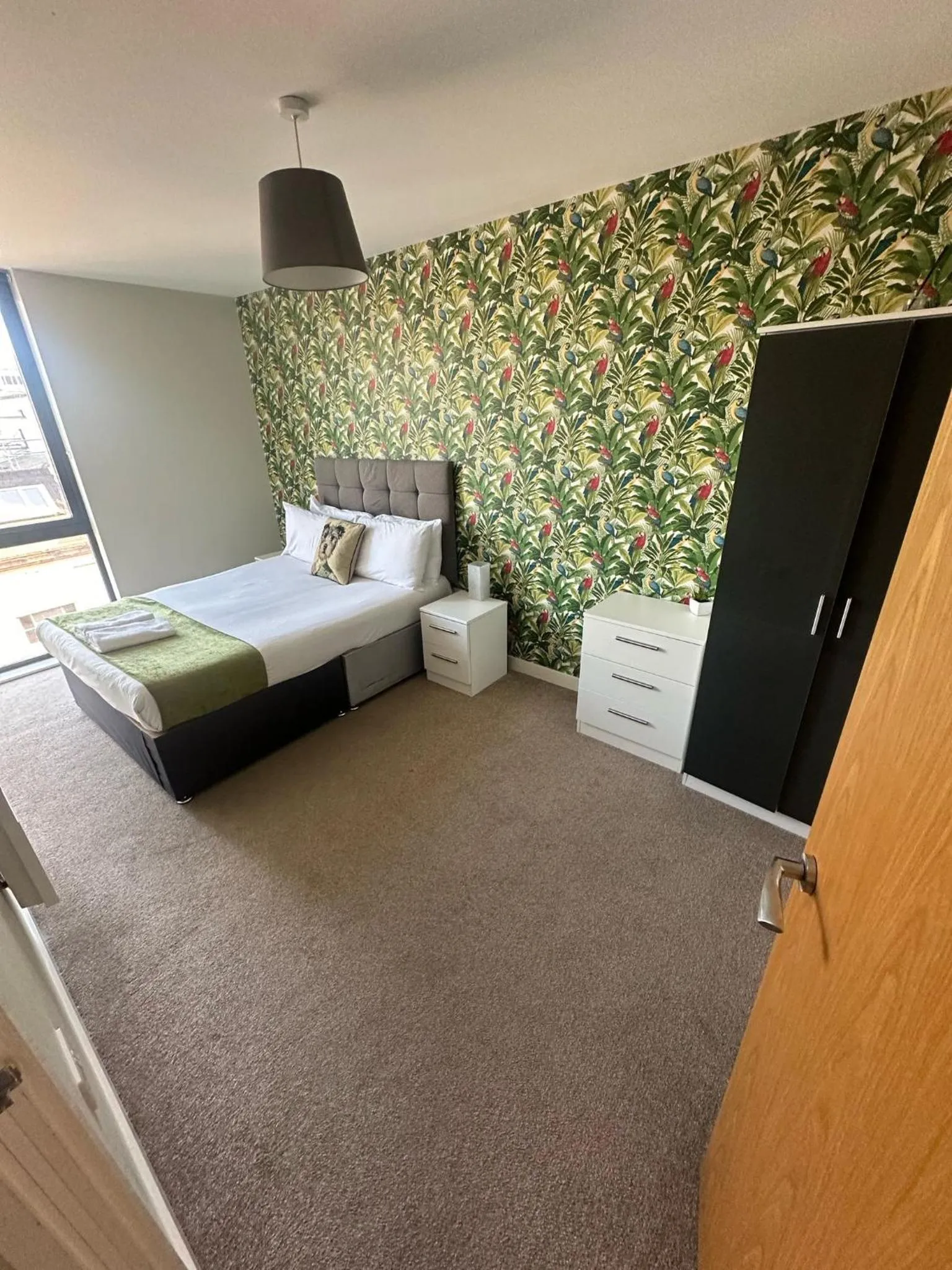 Bedroom, Bed in Adelphi Wharf Apartments by Beehosting