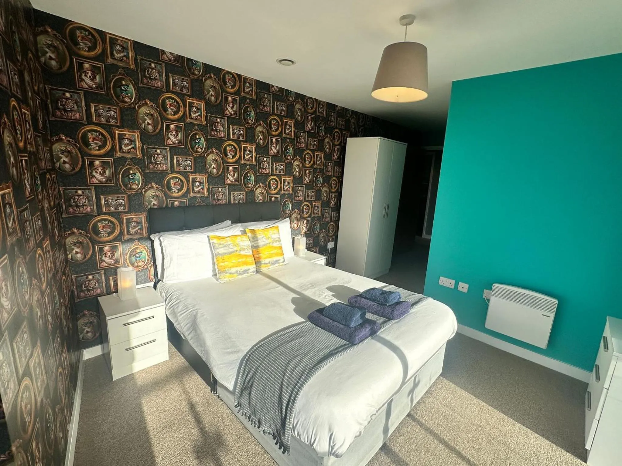 Bedroom, Bed in Adelphi Wharf Apartments by Beehosting