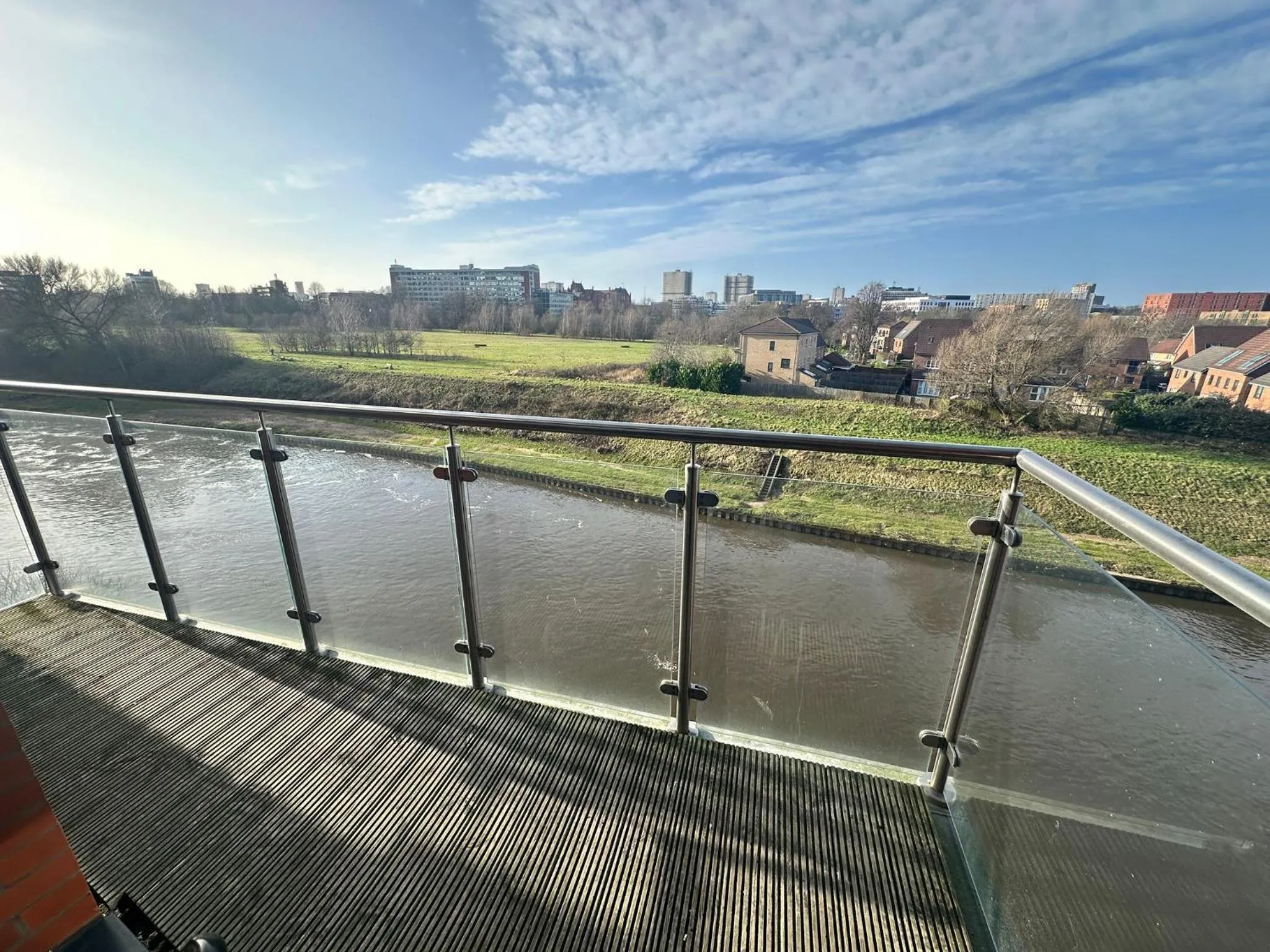 Balcony/Terrace in Adelphi Wharf Apartments by Beehosting