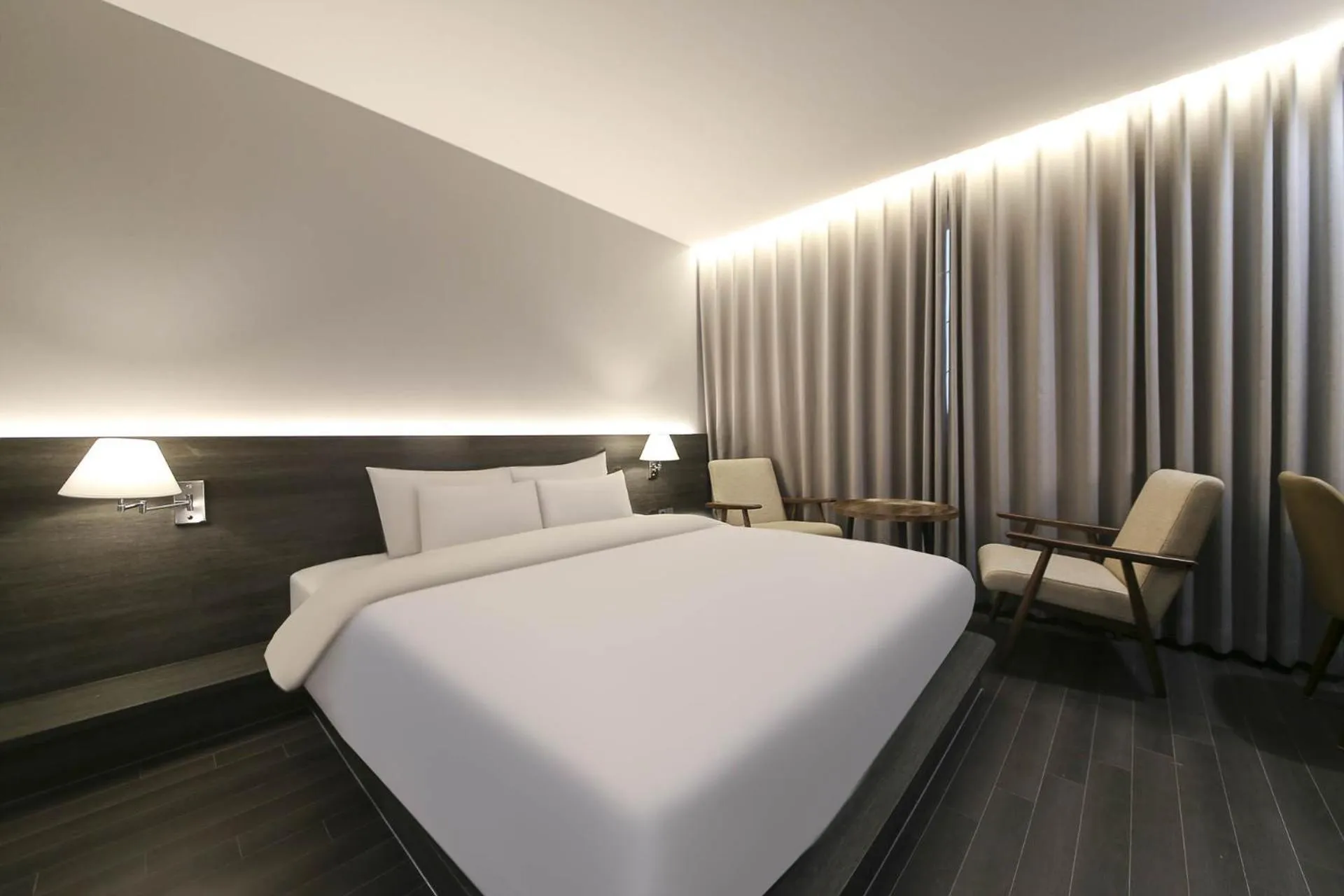 Bed in H Avenue Hotel Sangmu Branch